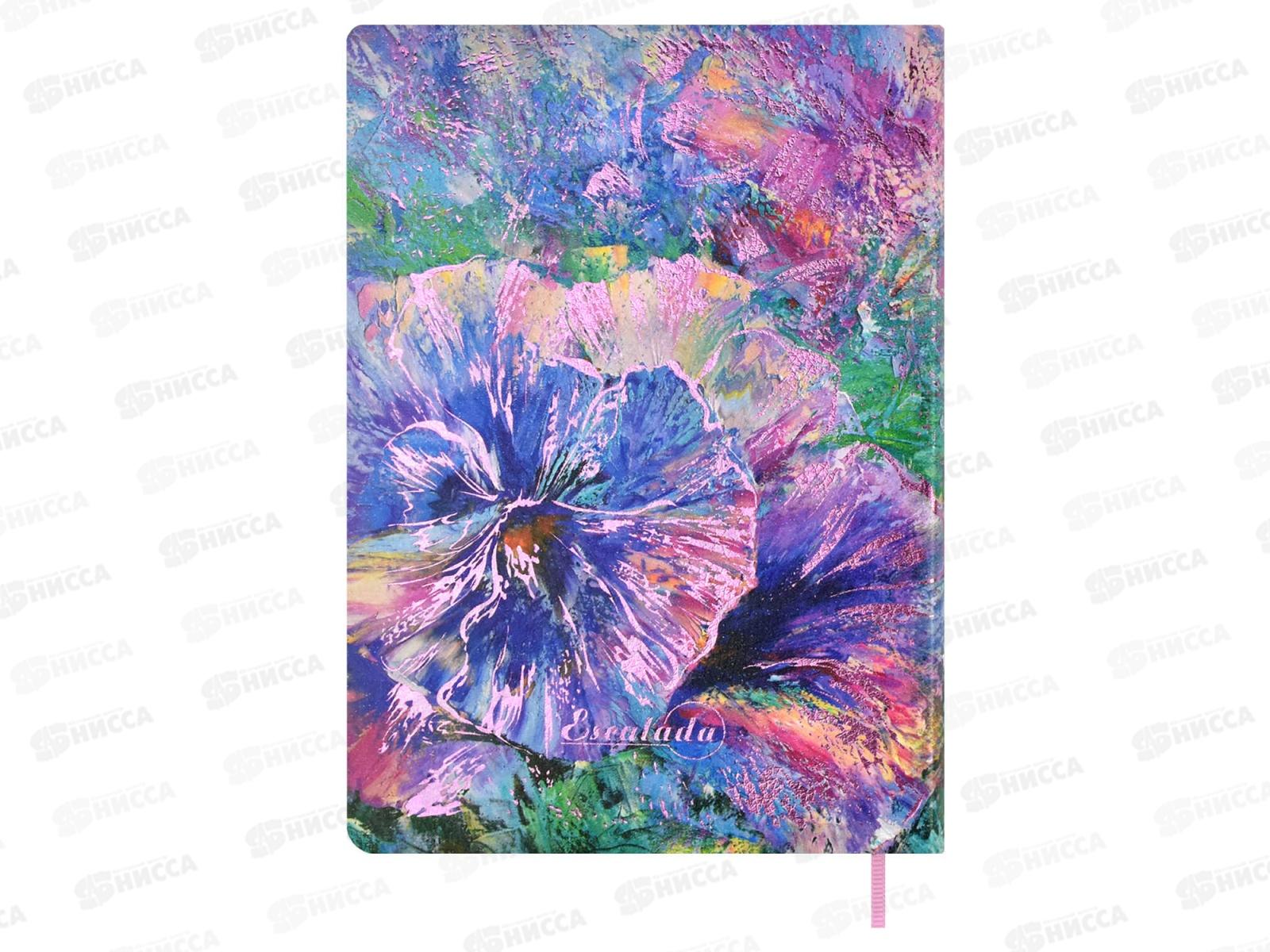 Ежедневник ФЕН А6+ 120л.Escalada,by VladKravchu.Анютины глазки,60776*14