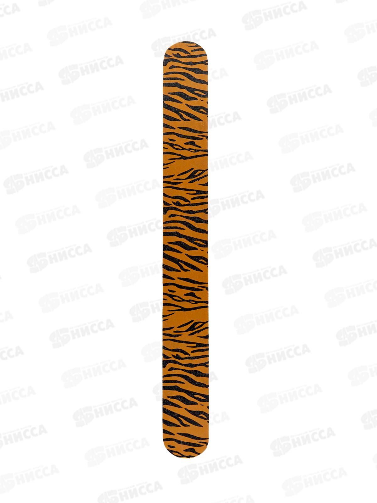 Пилка д/ногтей 150*240 108-011#4 прямая Тигр *48