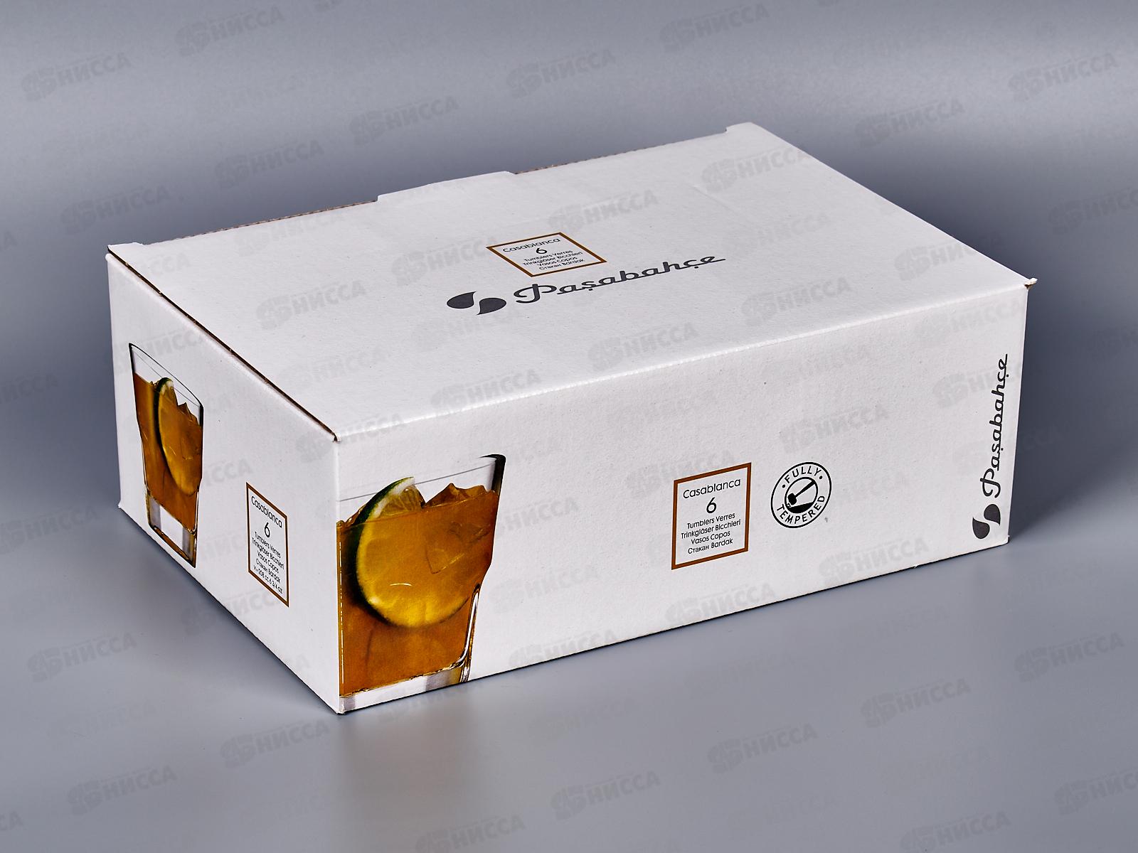 Набор стаканов Касабланка 6шт 205мл из закаленного стекла 52862BT