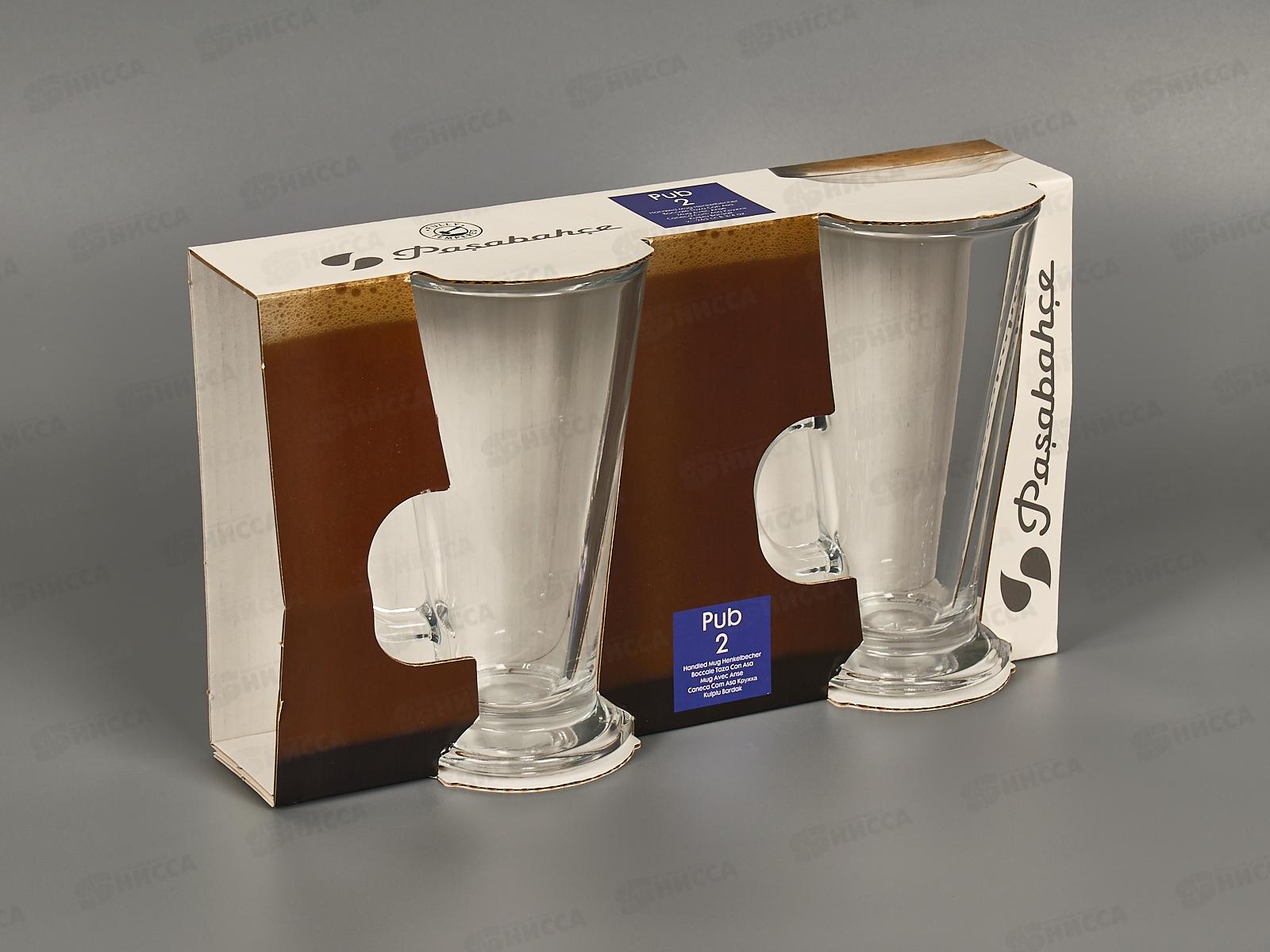 Набор кружек Паб 2шт  263мл из закаленного стекла 55861BT *6