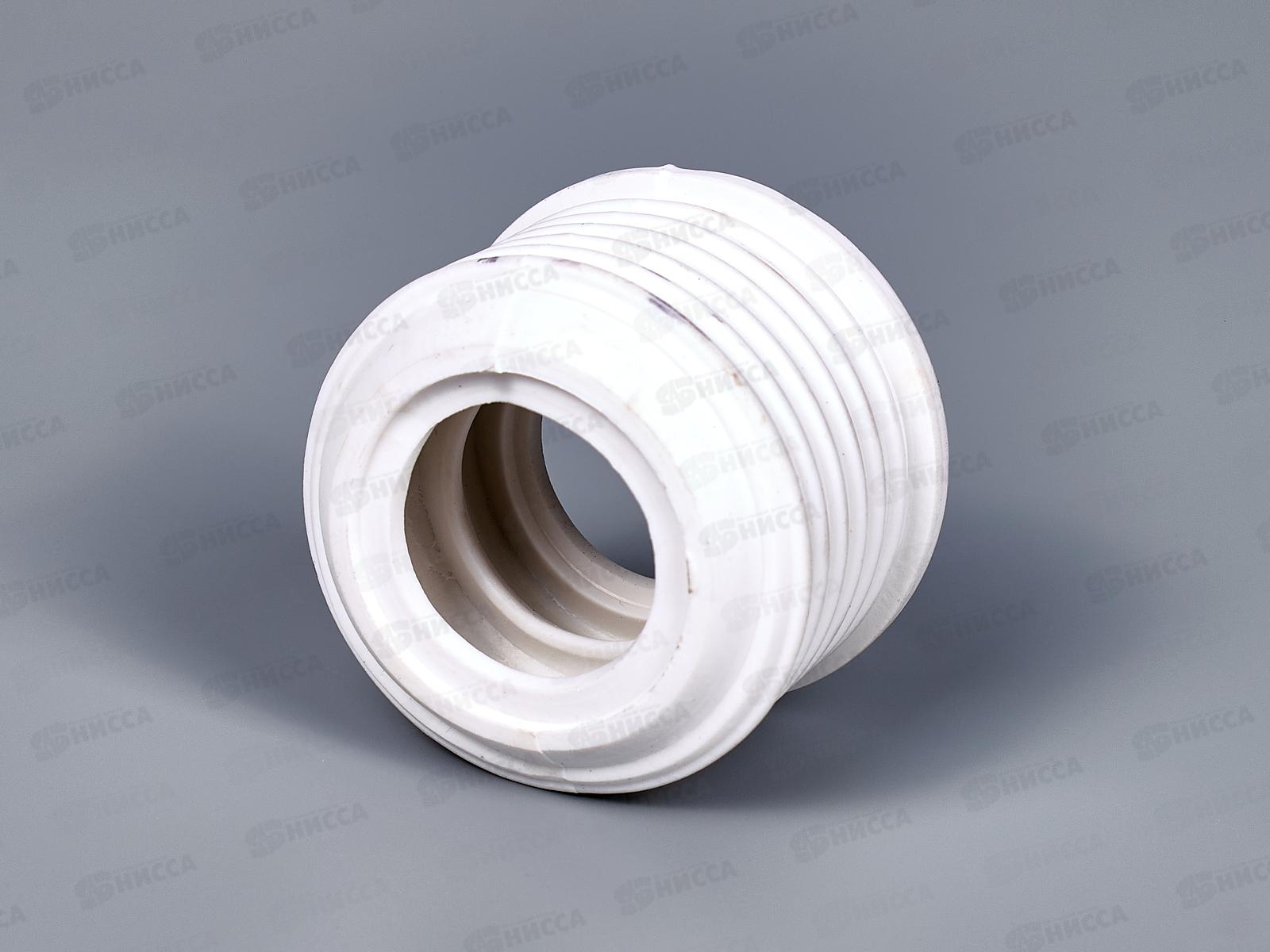 Манжета 25*40 переходная, трехлепестковая, белая, 1-0010С