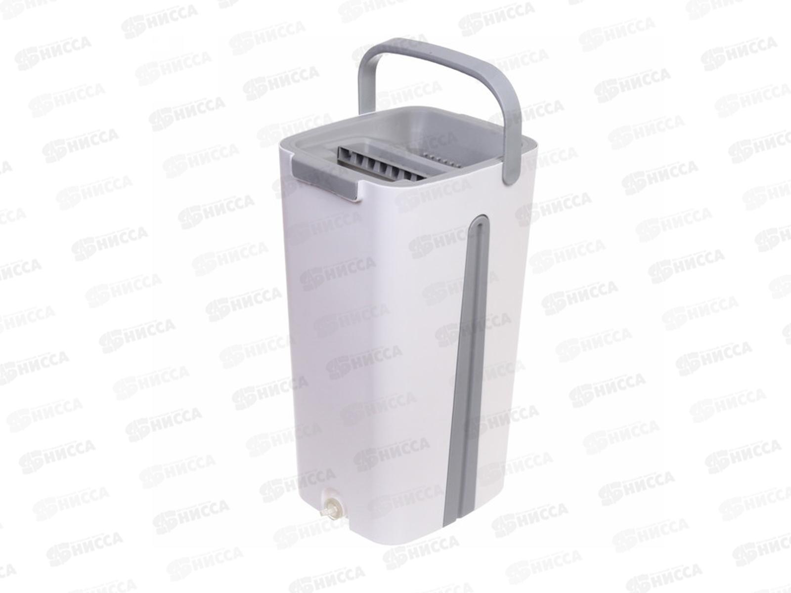 Набор для уборки &quotСелфи&quot ведро с отжимом, швабра, 2 насадки 923-156