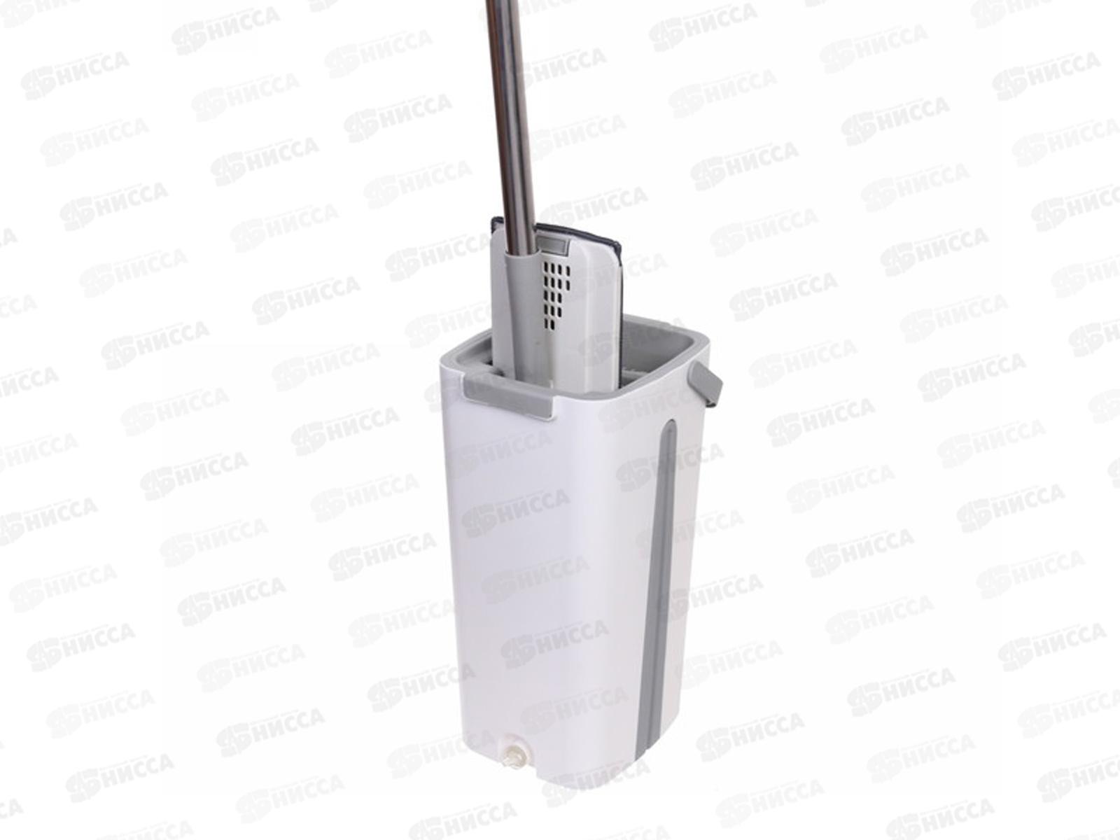 Набор для уборки &quotСелфи&quot ведро с отжимом, швабра, 2 насадки 923-156