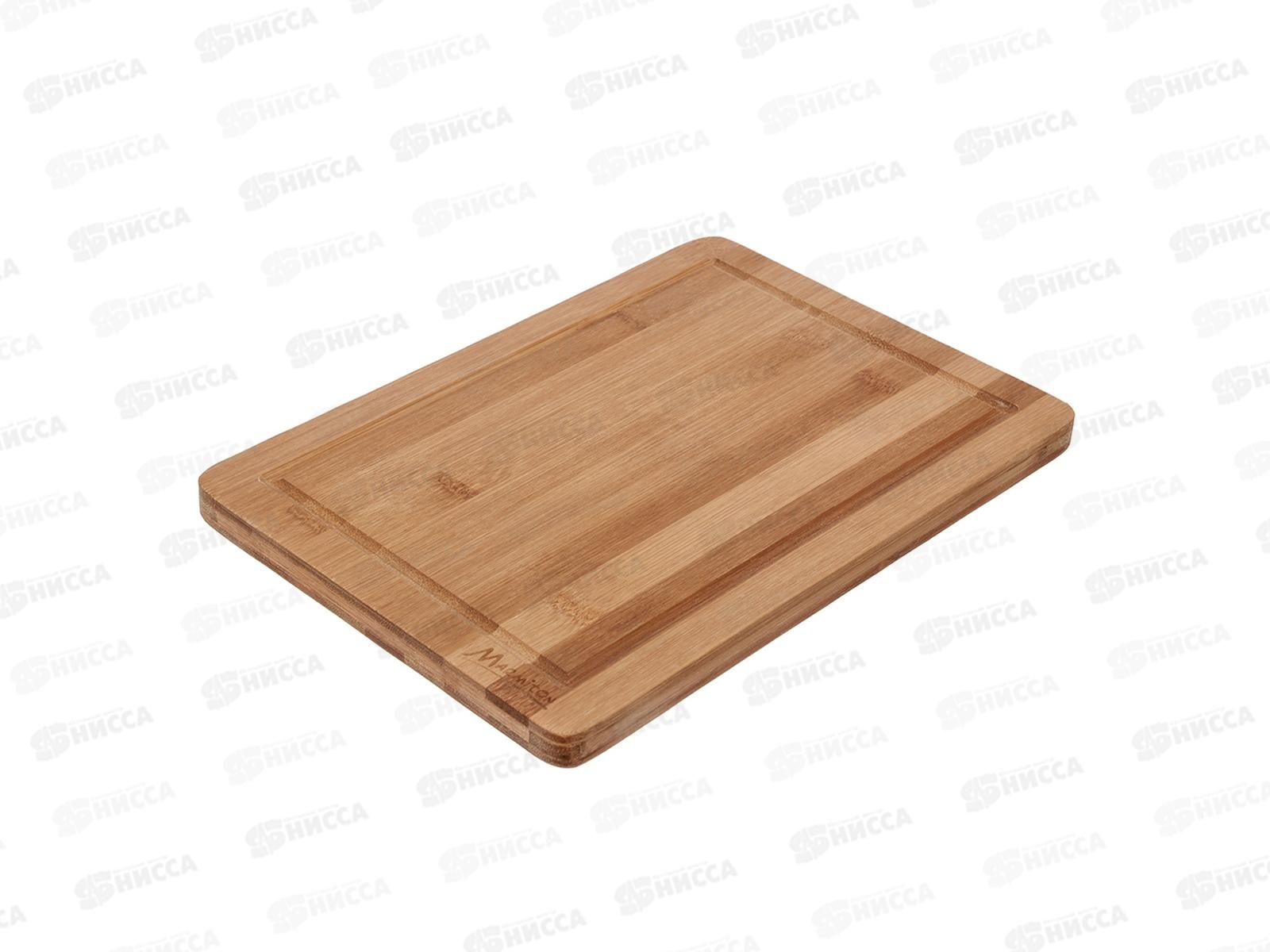 Доска разделочная бамбуковая 28*20*1,5см, 17134 Marmiton  *15