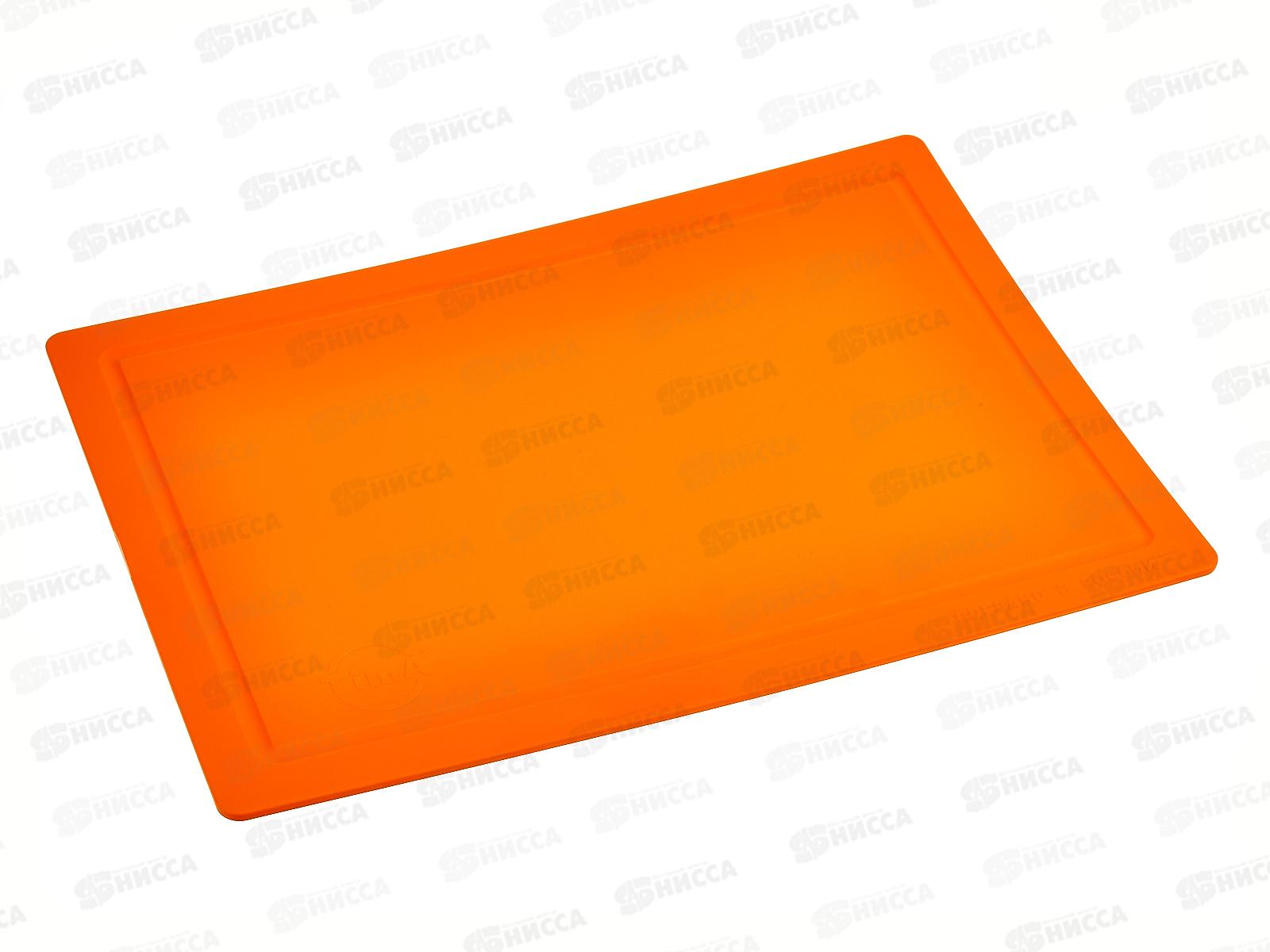 Доска разделочная TimA большая 360*250 (полиуретан) оранж., ДРГ-3625