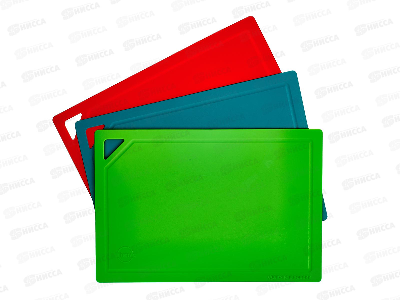 Набор из 3-х прямоугольных средних досок TimA 310х210мм (полиуретан) + подставка, НД-3022