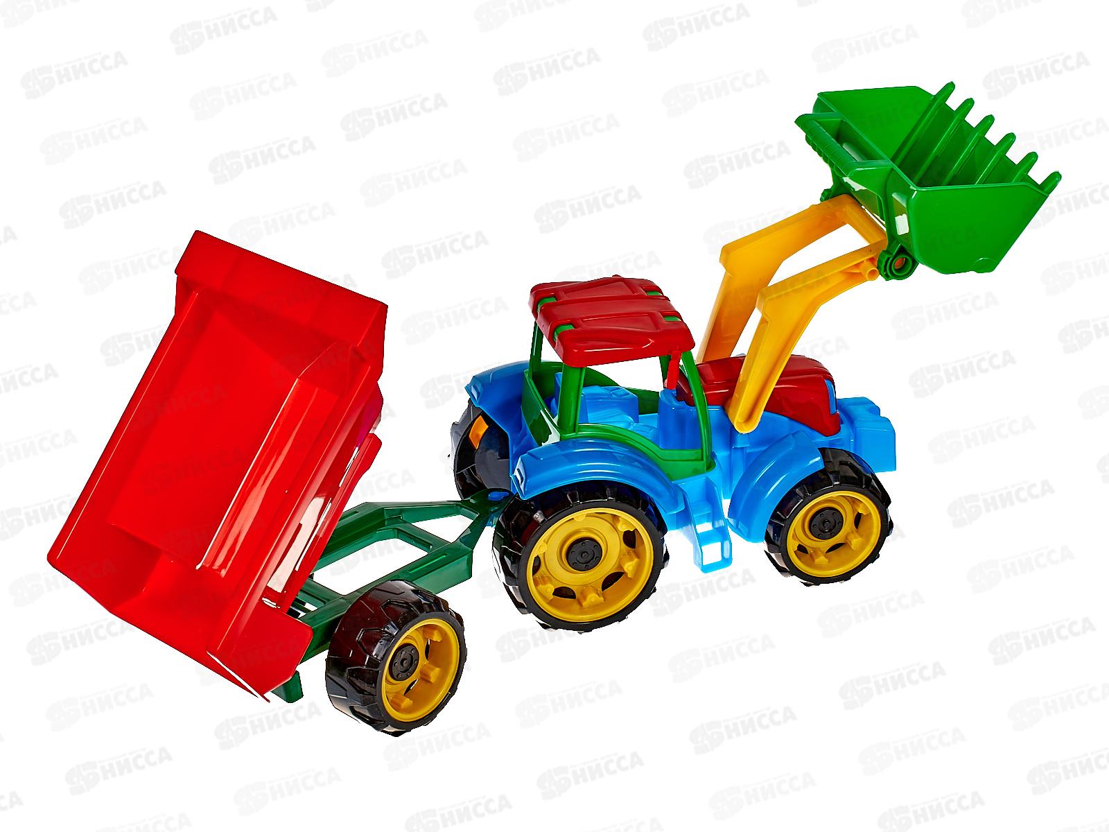 Трактор &quotТрудяга&quot с прицепом 40-0065  *15