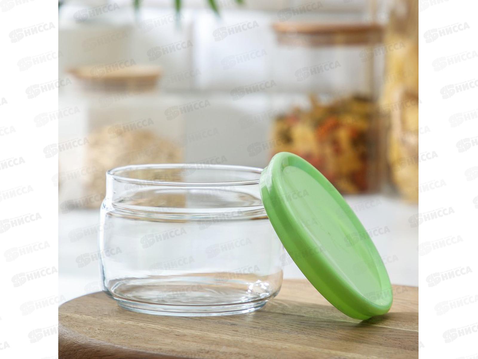 Банка CESNI с зеленой крышкой 420мл 43002B