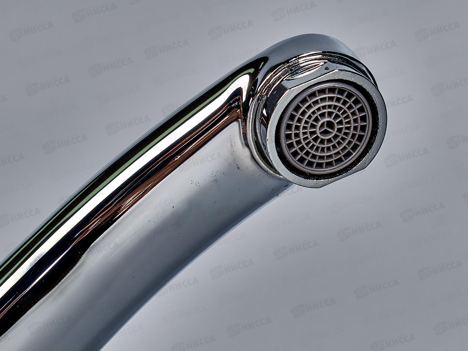 Смеситель для кухни РОТАТО Р4203 длинный, гайка