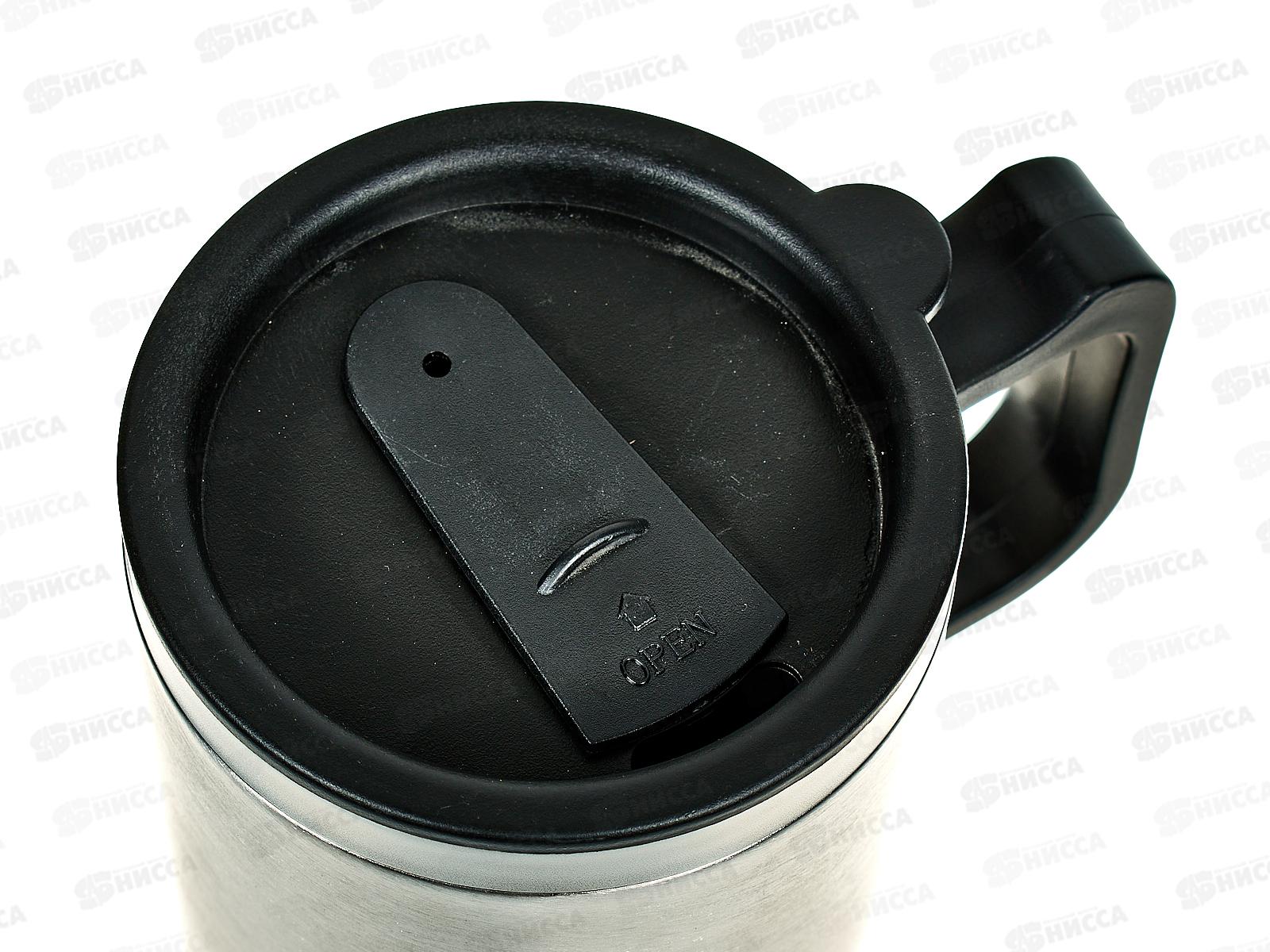 Автокружка &quotСледопыт&quot с подогревом от прикуривателя, металл. колба