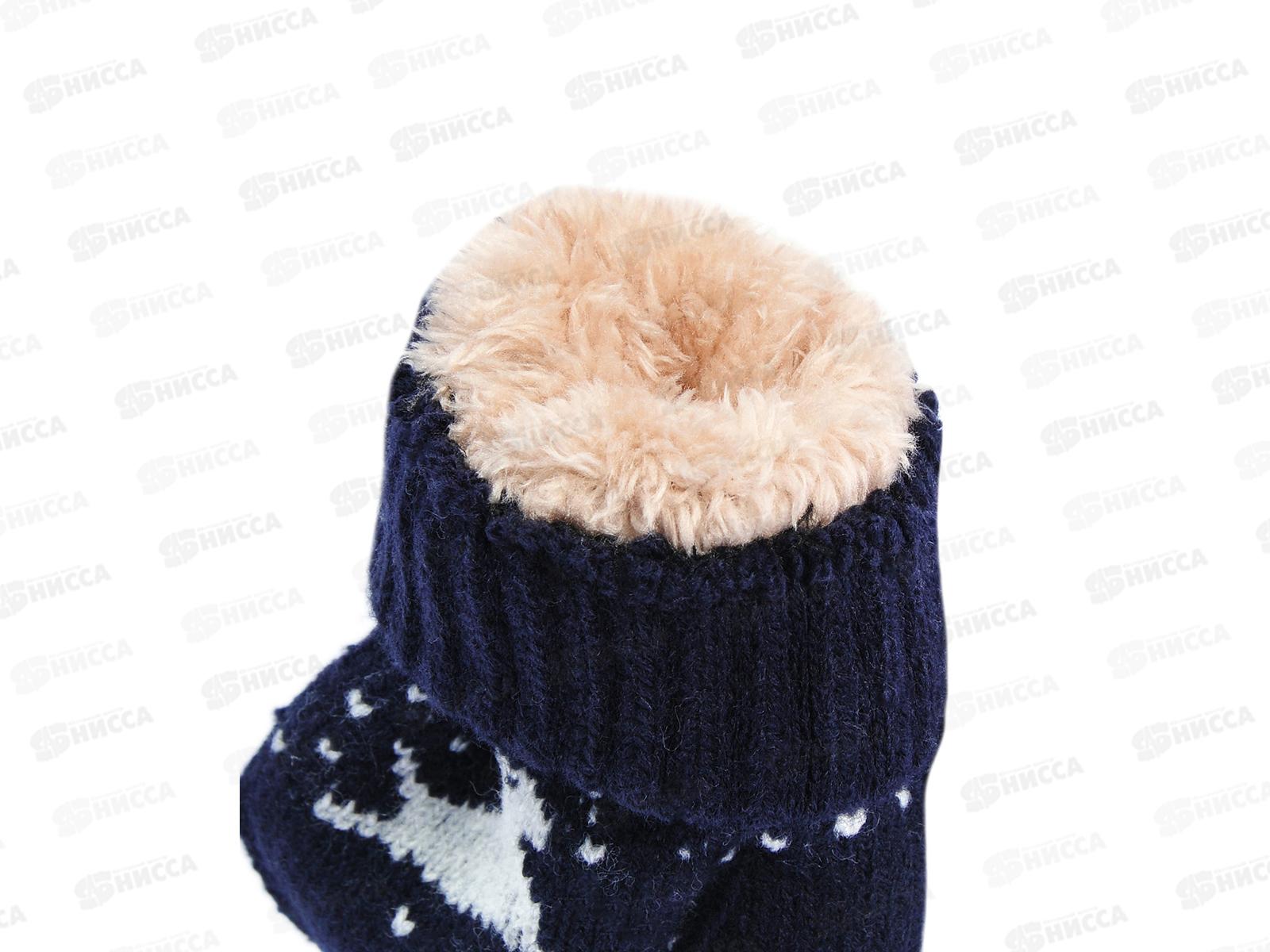 Варежки детские трикотажные 4-6лет &quotолень&quot M 2158-S mix *10