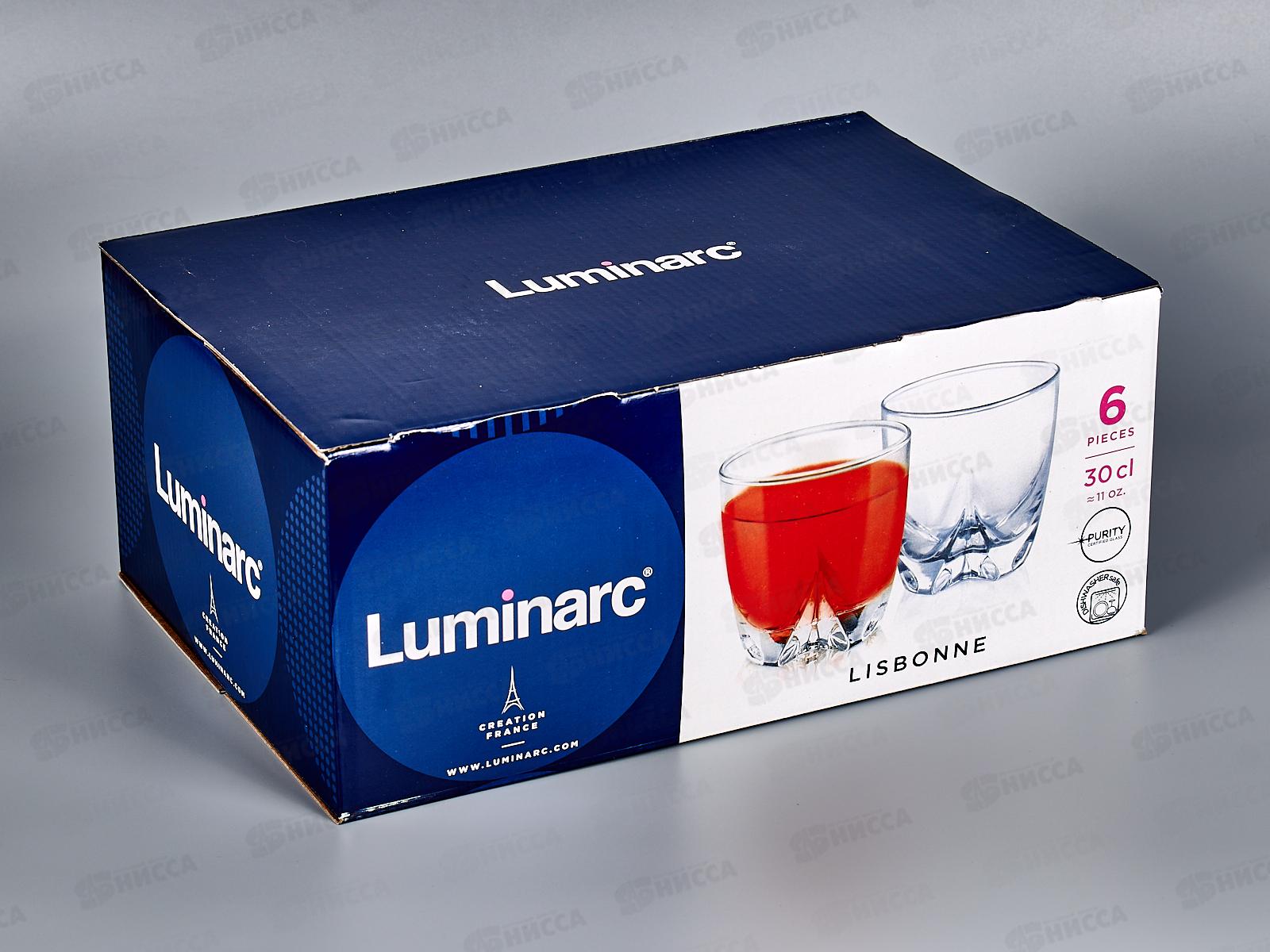 Набор стаканов lisbonne 6шт 300мл низкие V0401