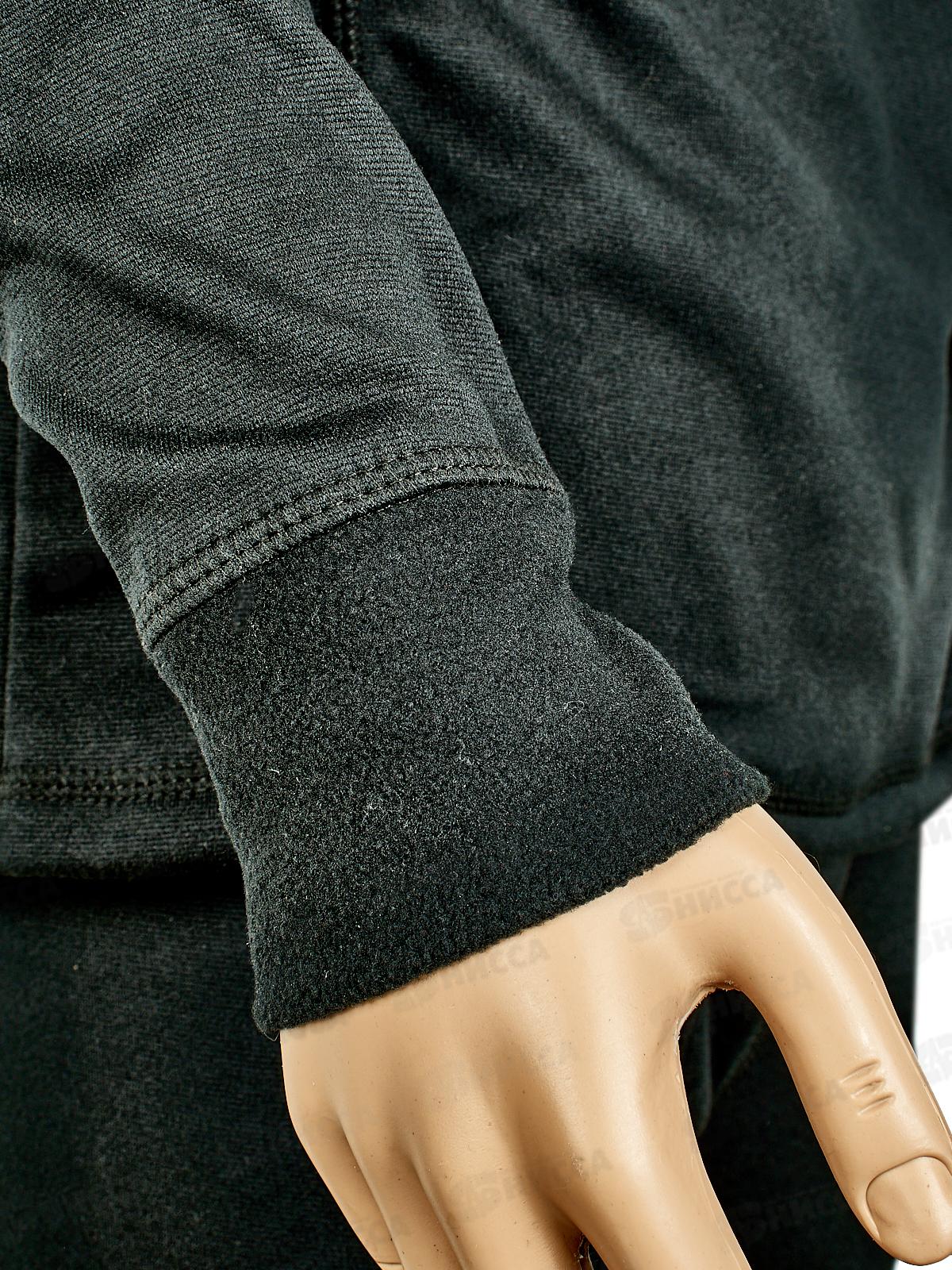 Термобелье мужское гладкокрашеный,черный , размер 46 (182-188-92-82)