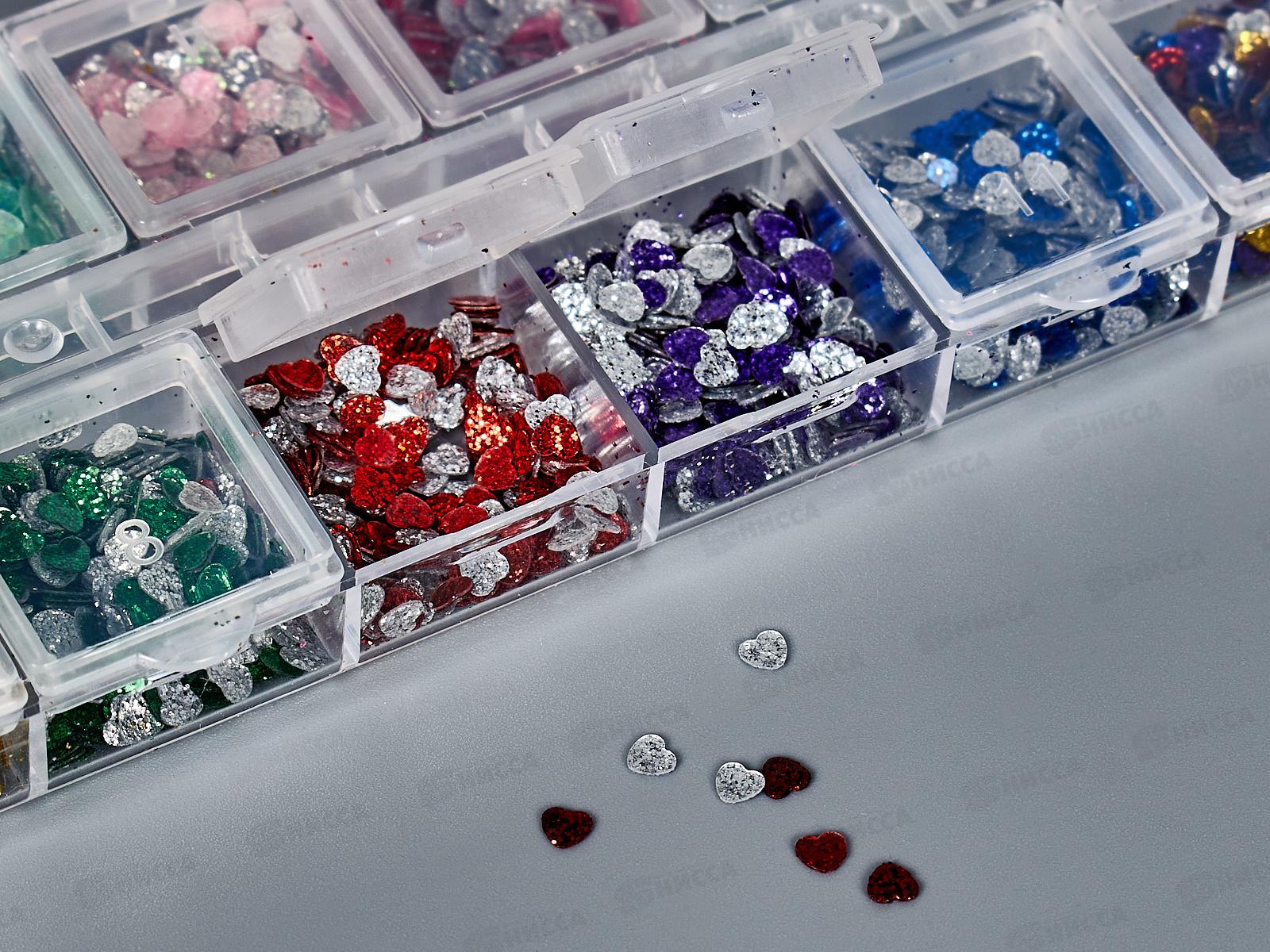 Набор конфетти декоративный 12цв. М-10037*12