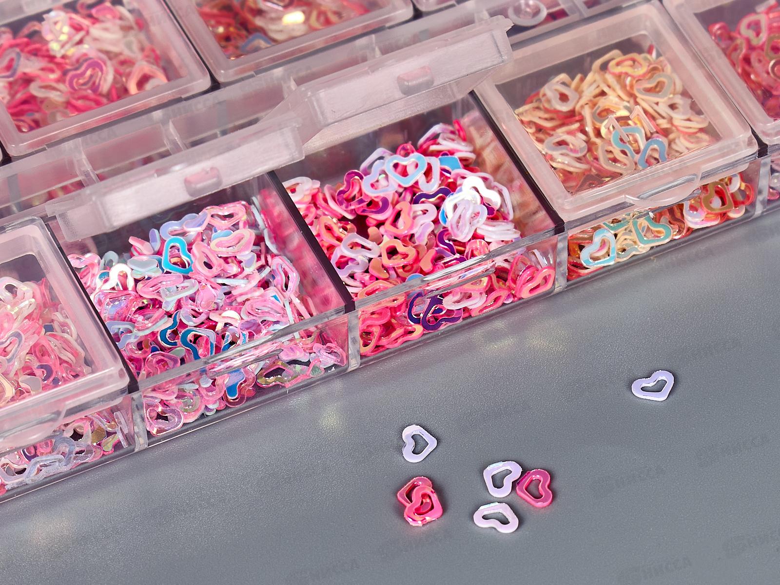 Набор конфетти декоративный12цв. М-10036*12