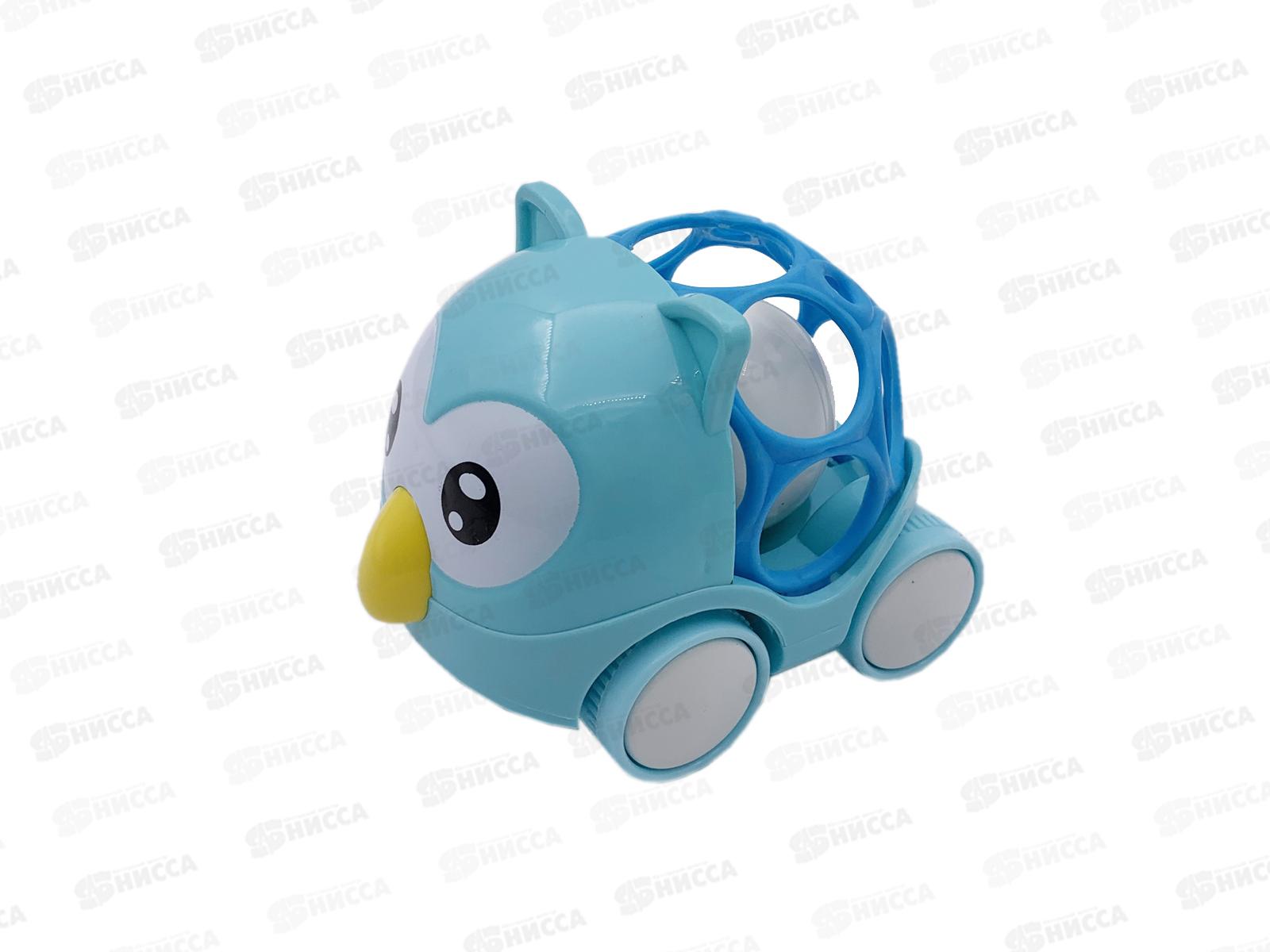 Погремушка на колёсиках 1908928 внутри корпуса шар-погремушка в/п