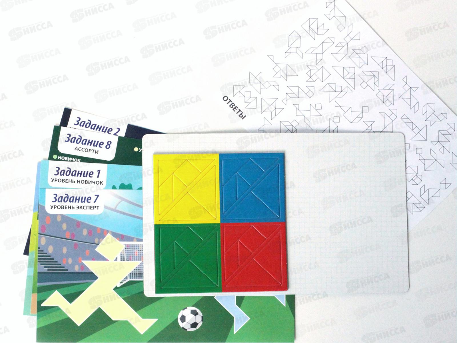 Игра настольная &quotТанграм магнитный с заданиями&quot 04053