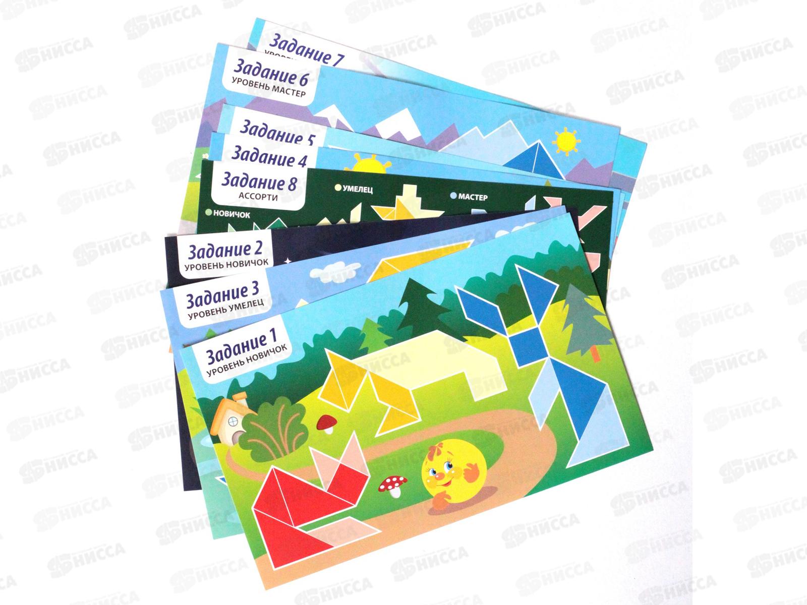 Игра настольная &quotТанграм магнитный с заданиями&quot 04053