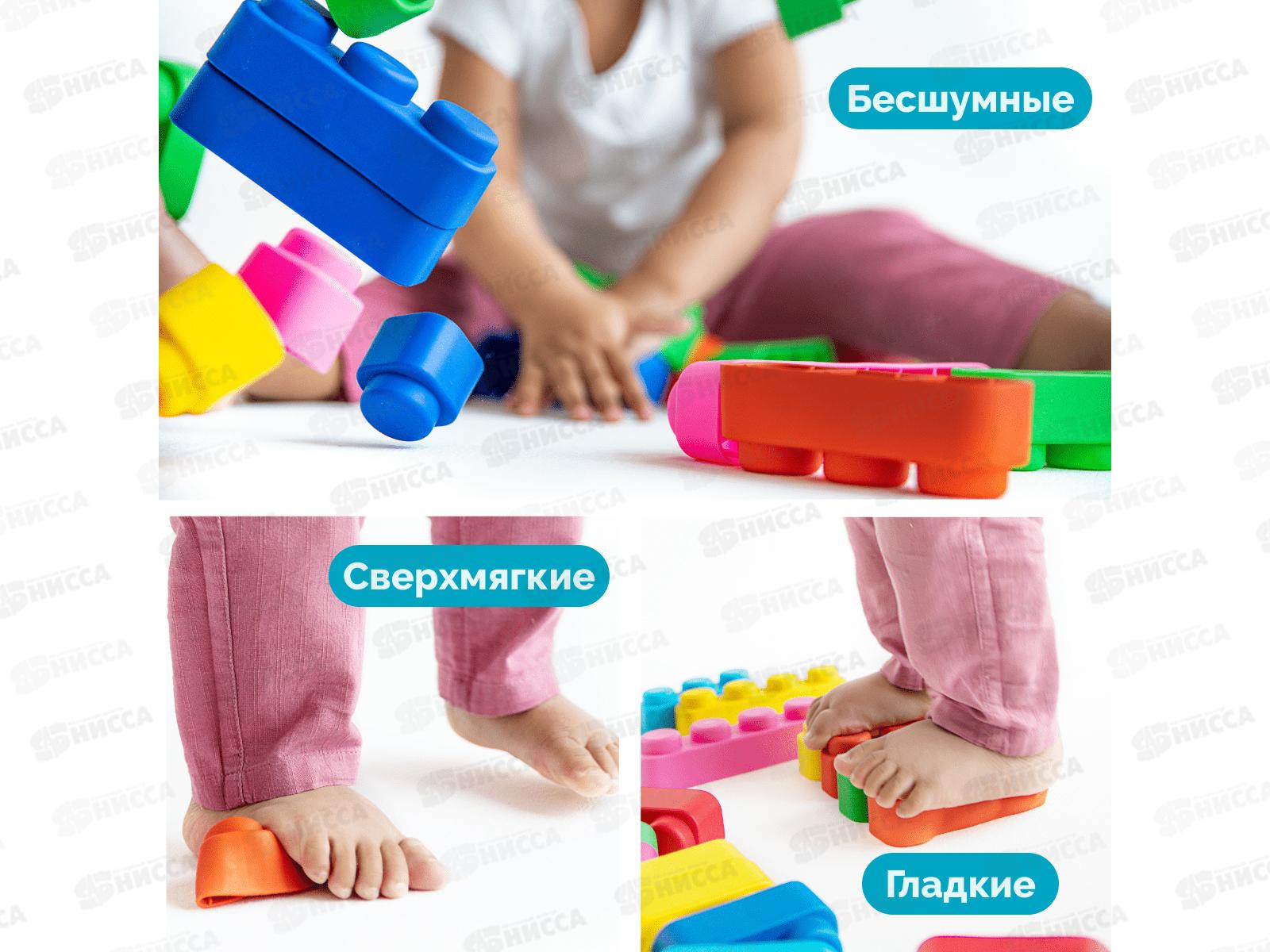 Конструктор &quotМягкие кирпичики &quot  6деталей  01581  *12