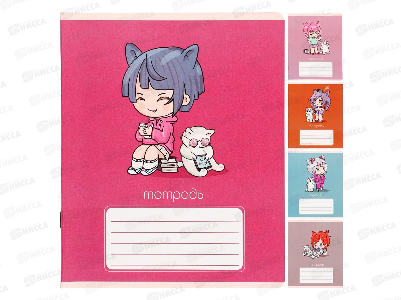 Тетрадь 18листов линия ПЗБМ Аниме 017452 *20/100