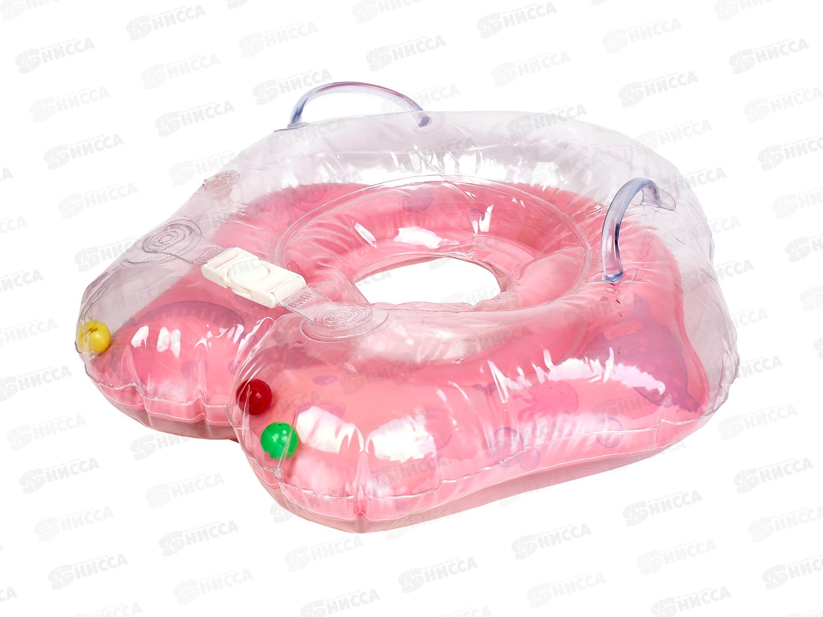 Круг на шею для купания с погремушкой арт 303