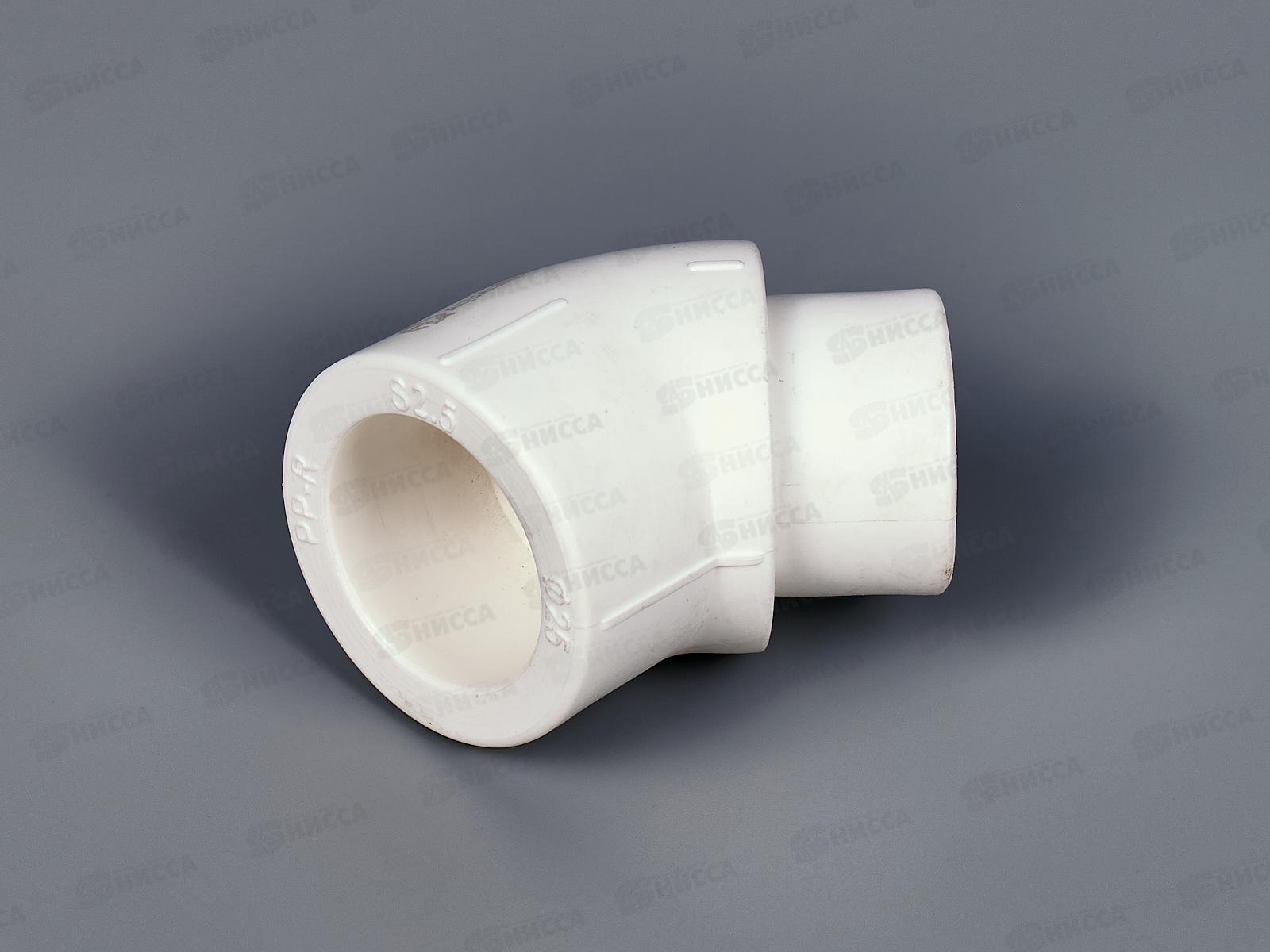 Угольник PP-R переходной 45° внутренний/наружний DN25*25 Aqualink, 3699 *50/300