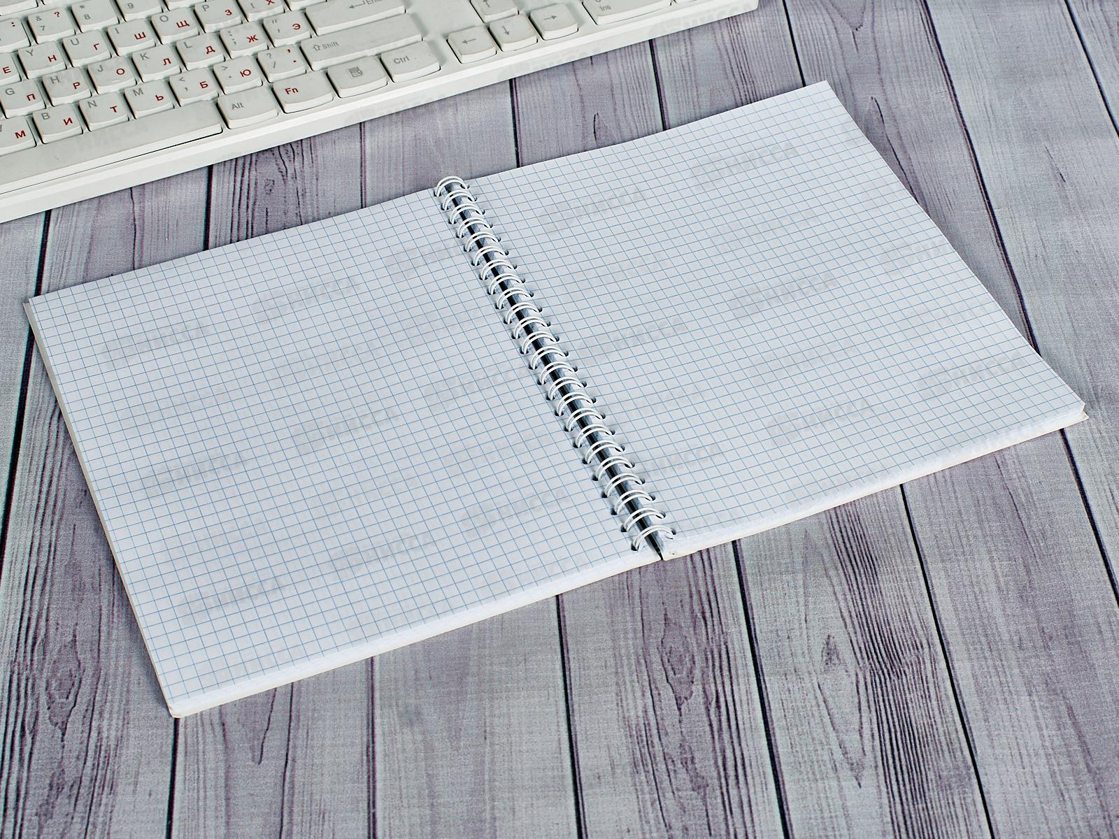 Тетрадь 96листов клетка  ПЛН Hi there, мет.греб., 3206-96 *20