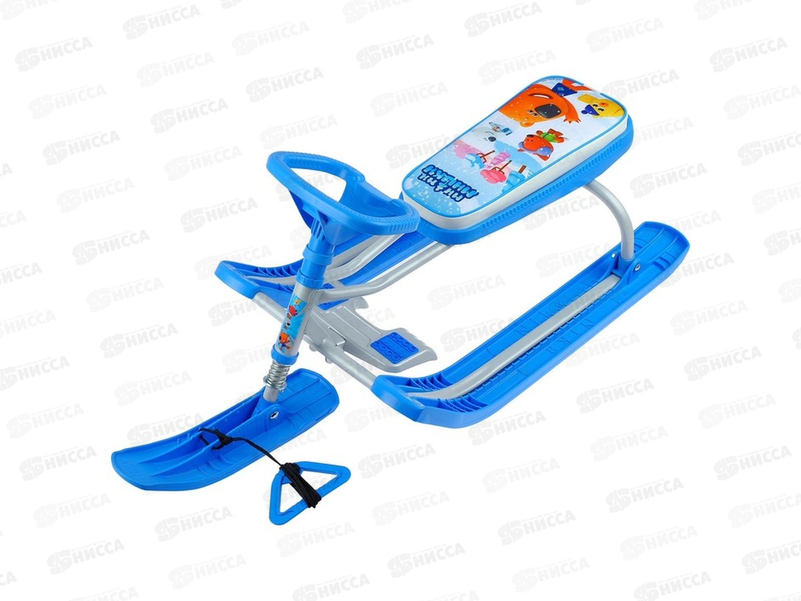 Снегокат &quotТимка спорт2&quot (выс. 440мм) ТС2/ММ1Ми-Ми-мишки (уп 2шт)ГОЛУБОЙ