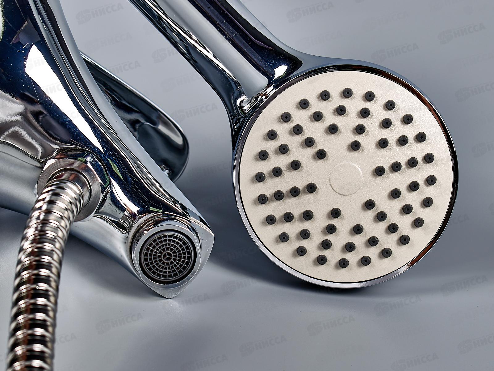 Смеситель для ванны короткий излив переключатель шток, E32001  *10