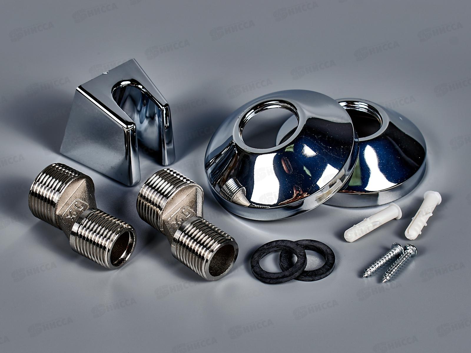 Смеситель для ванны длинный излив переключатель в корпусе, хром, MN2213