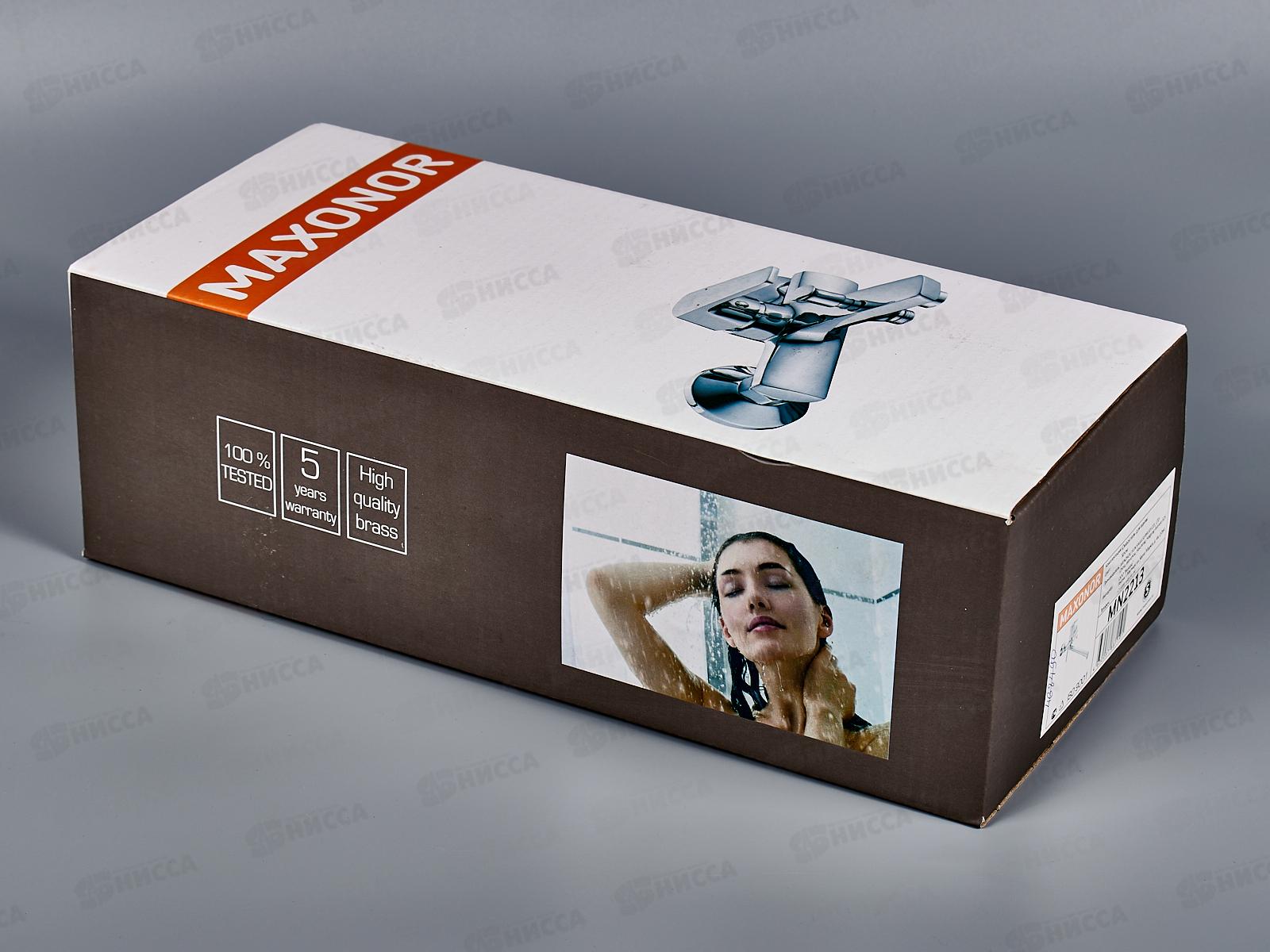 Смеситель для ванны длинный излив переключатель в корпусе, хром, MN2213