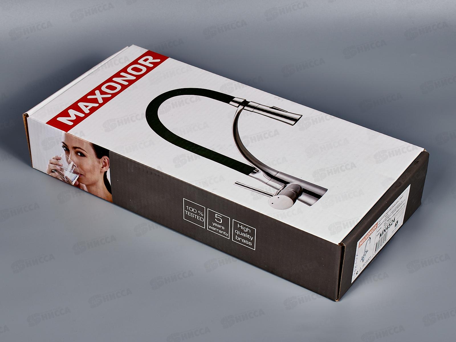 Смеситель для раковины с гайкой, хром, MN4524   *10