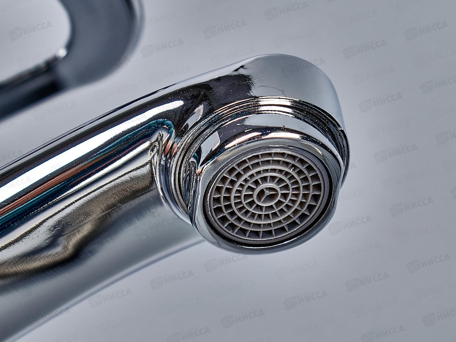 Смеситель СоюзКран для раковины низкий излив 15см хром цинк 566-323 г