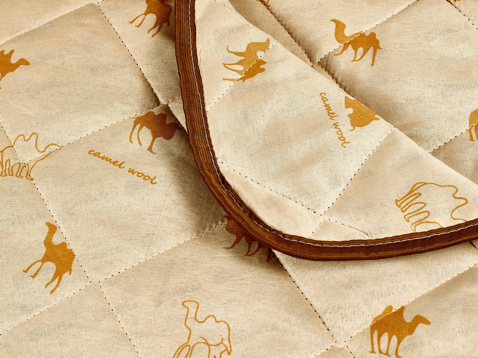 Одеяло Эконом верблюд облег Евро 200 х220 п/э  А 080