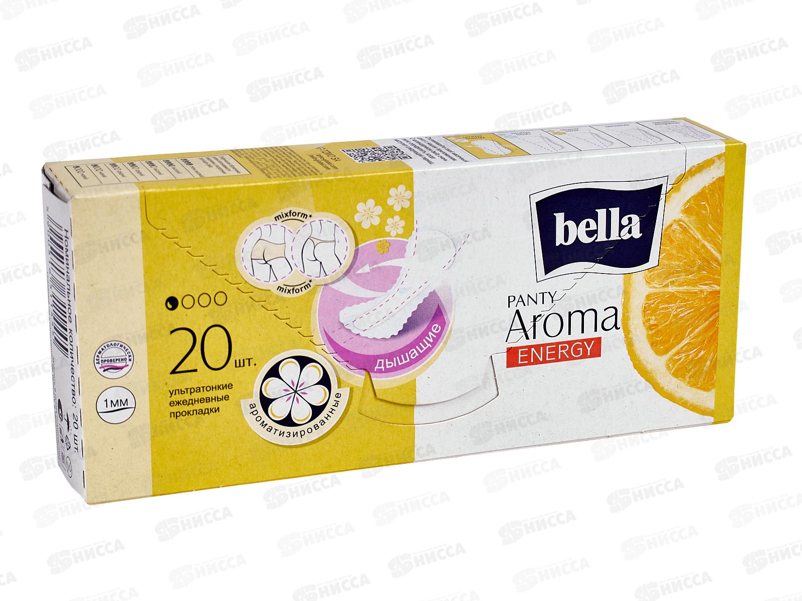 БЕЛЛА Panty Aroma Energy 20шт BE-022-RZ20-003 *24