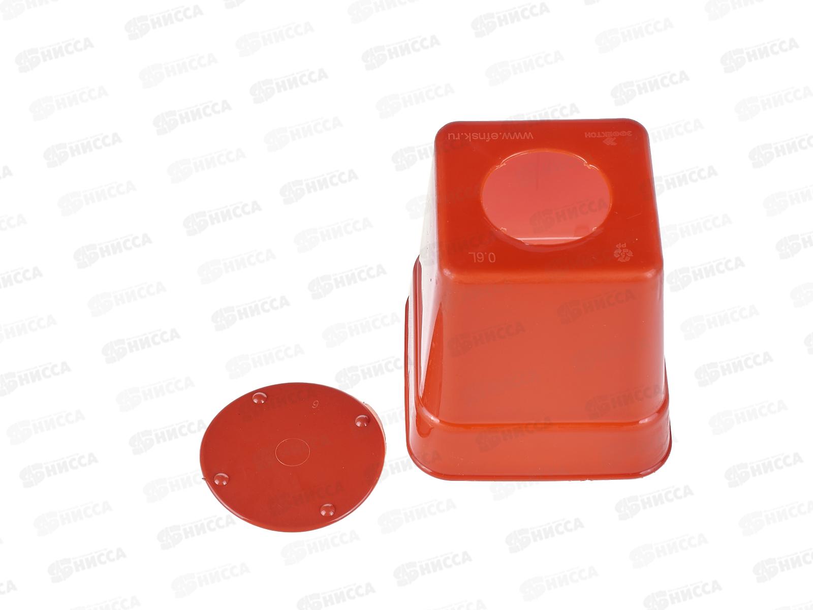 Стакан под рассаду 600 мл терракот *10/80