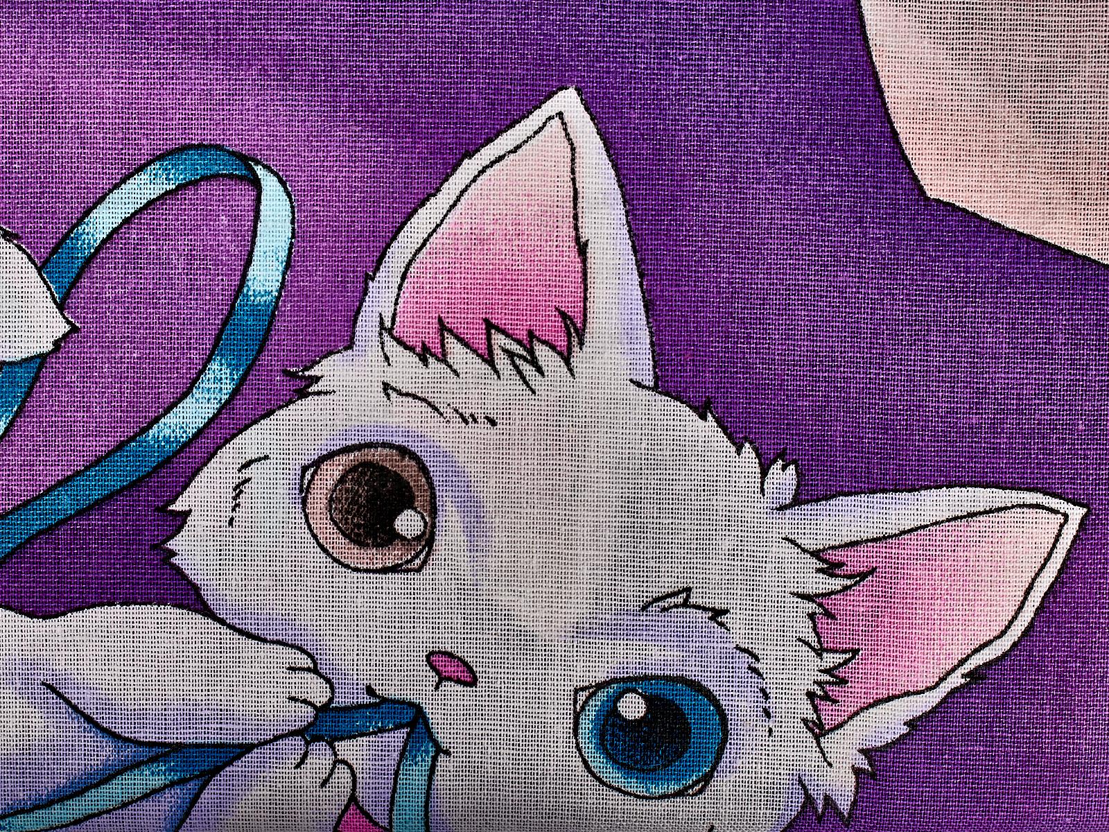 Комплект постельного белья 1.5спальный 215*150 бязь наб,пл125 Аниме с 1 наволочкой 70*70