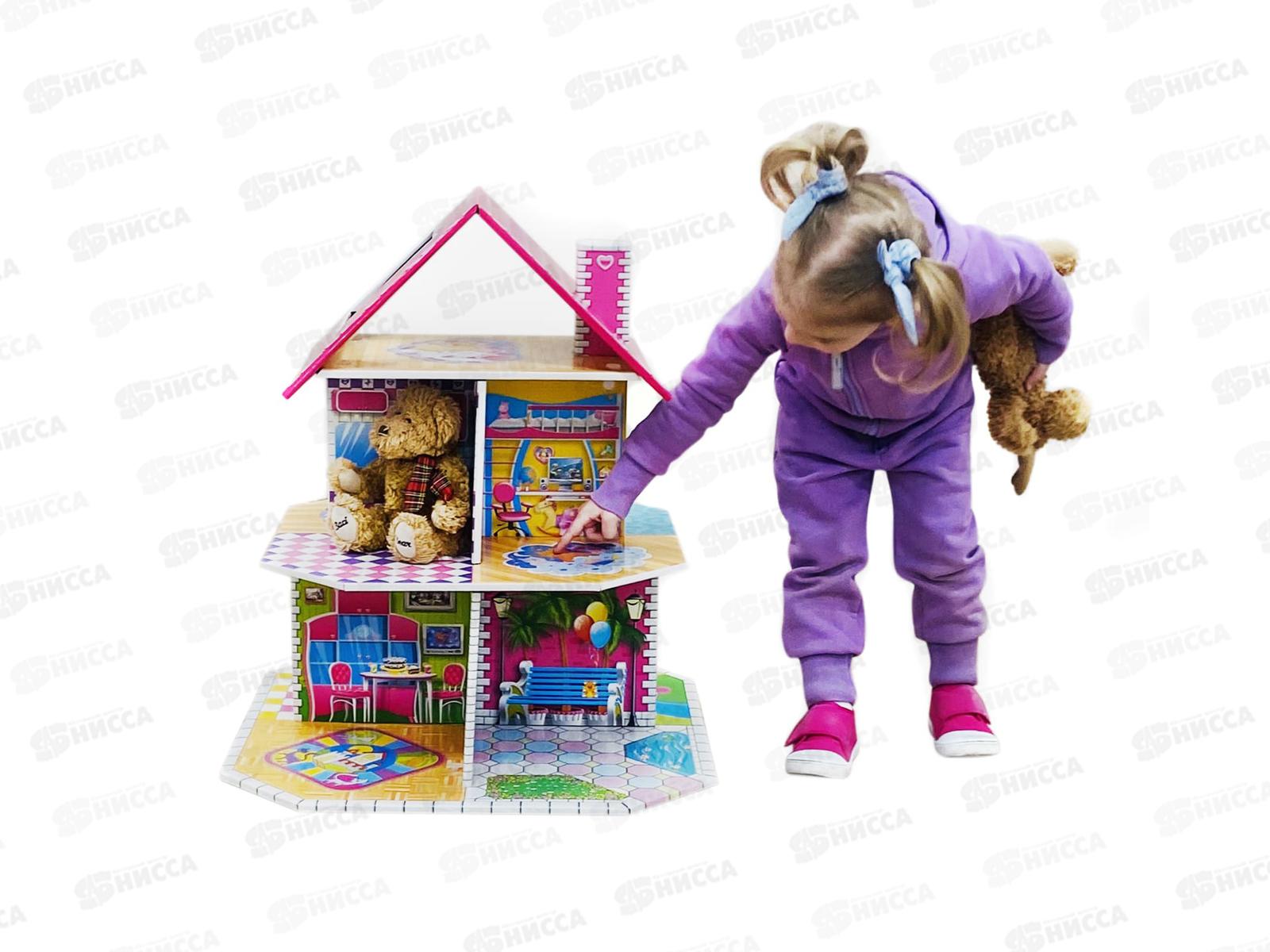 Кукольный домик быстрой сборки &quotКоттедж&quot 03634