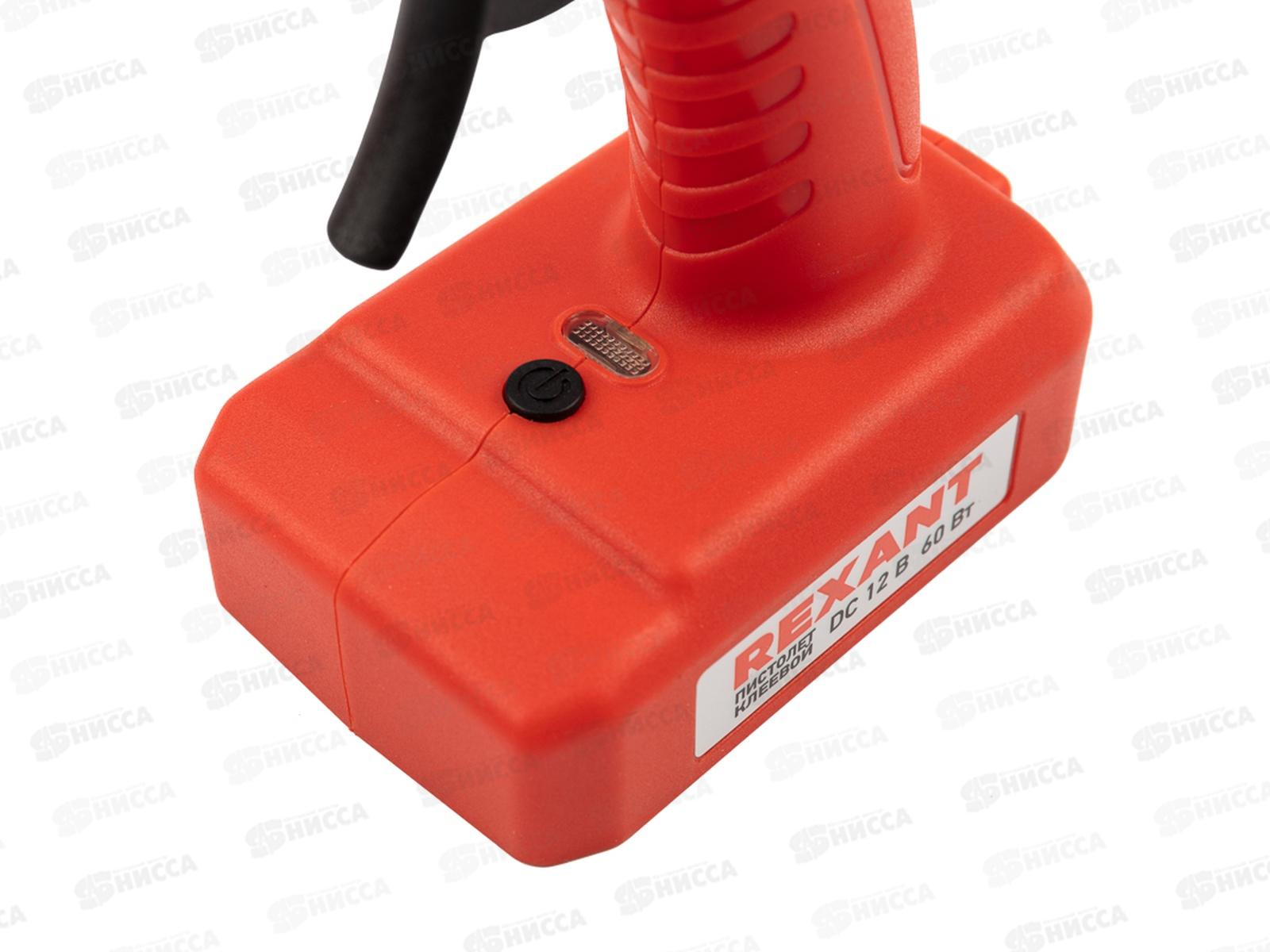 Пистолет клеевой  60Вт REXANT Эксперт аккумуляторный,  11мм, в коробке, 12-1553 *20