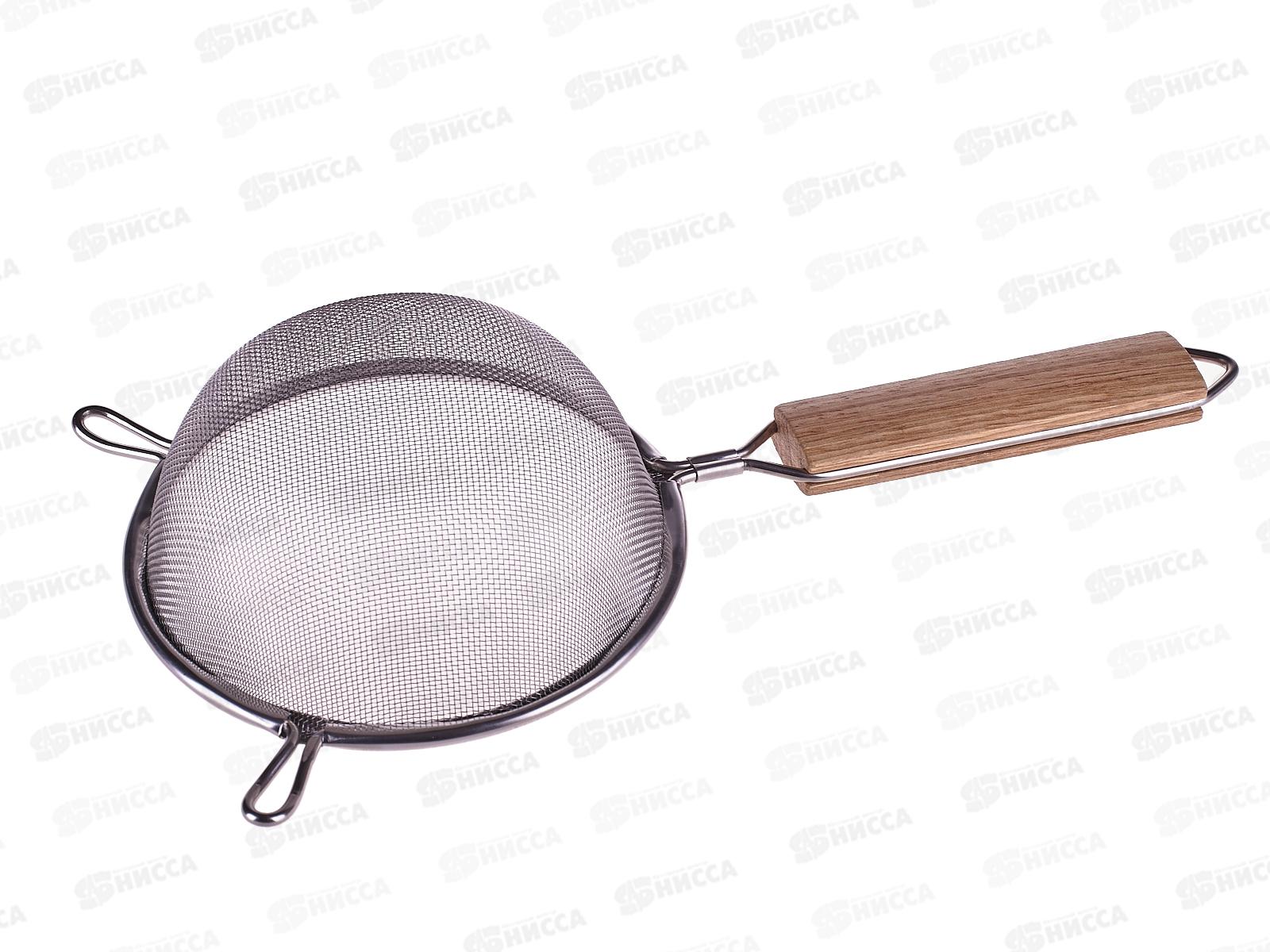 Сито 12,5см нержавеющая сталь с деревянной ручкой AST-005-СДР-12,5