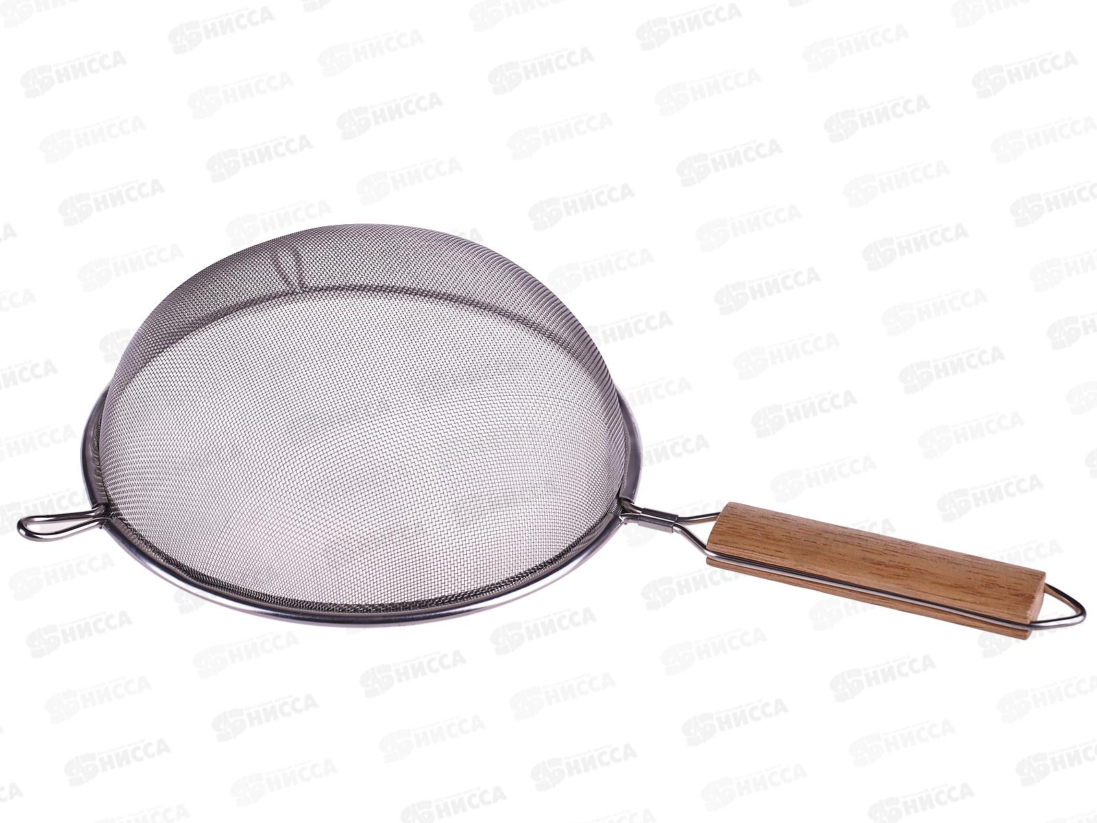 Сито 18,0см нержавеющая сталь с деревянной ручкой AST-005-СДР-18
