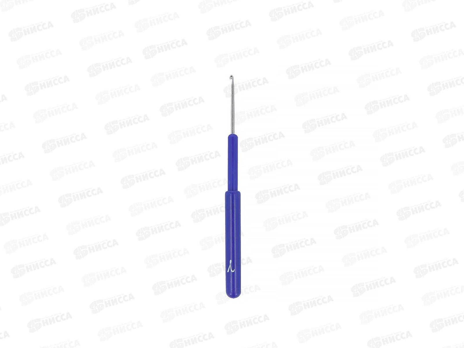 Крючок для вязания &quotGamma&quot HС сталь d 1.5мм 8см 1шт в чехле *10