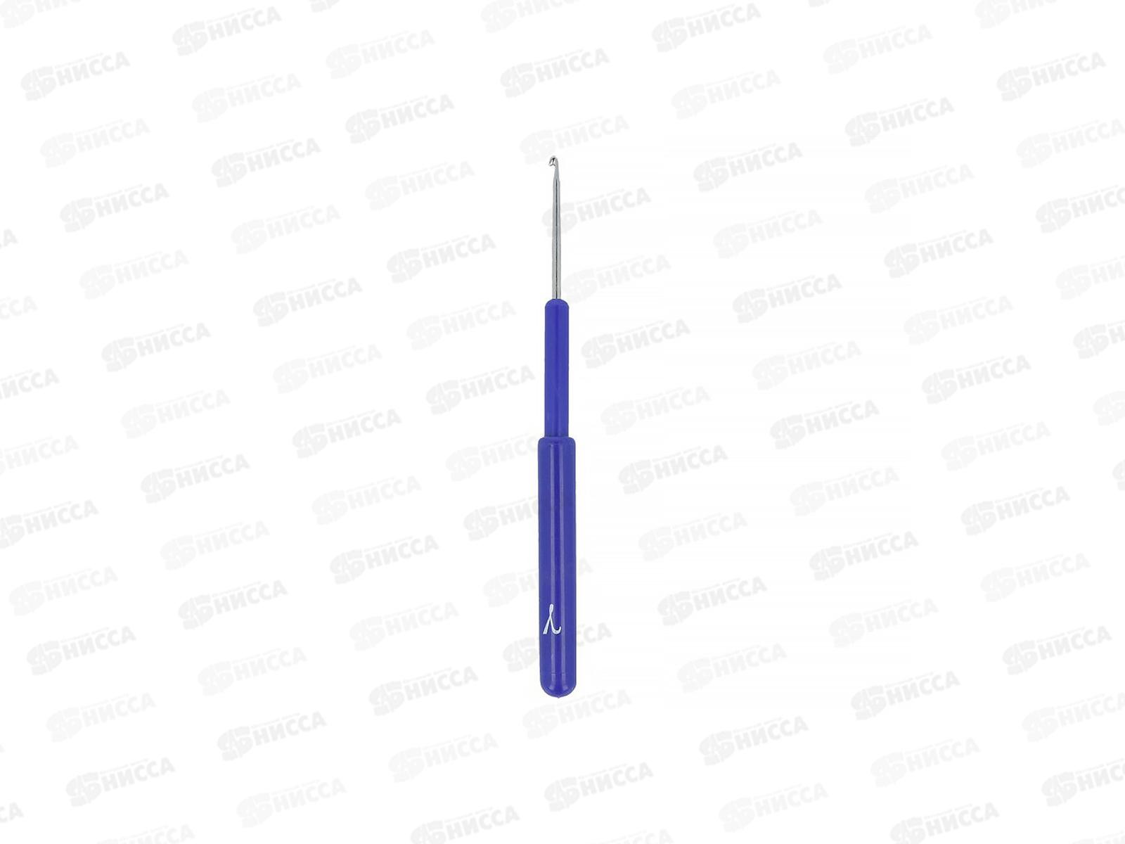 Крючок для вязания &quotGamma&quot HС сталь d 2.0мм 8см 1шт в чехле *10