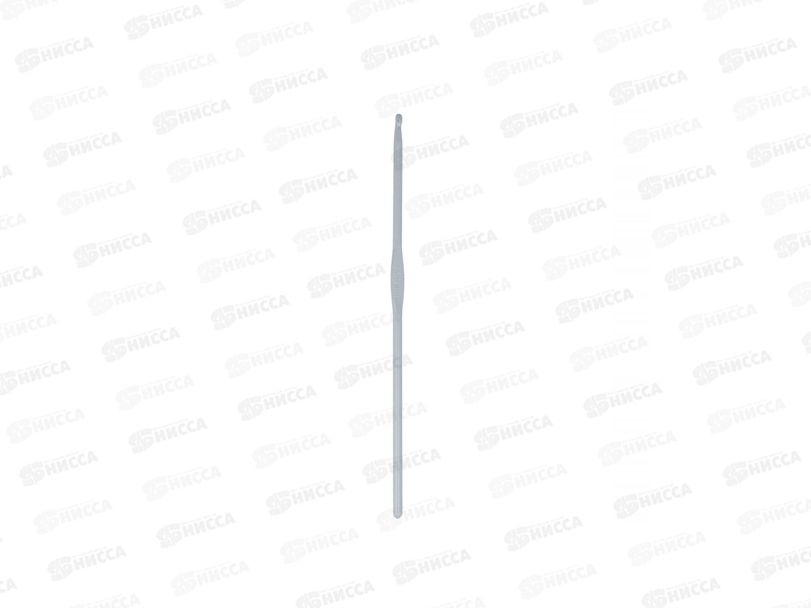 Крючок для вязания &quotGamma&quot СНТ алюминий d 3.5мм 15см в чехле с покрытием