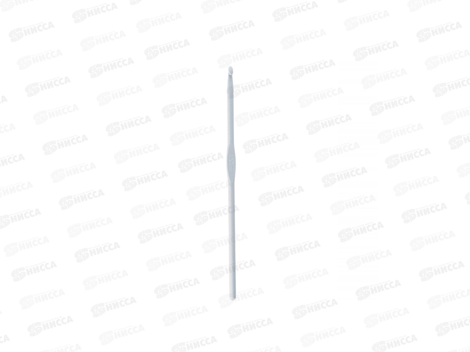 Крючок для вязания &quotGamma&quot СНТ алюминий d 4.5мм 15см в чехле с покрытием *10