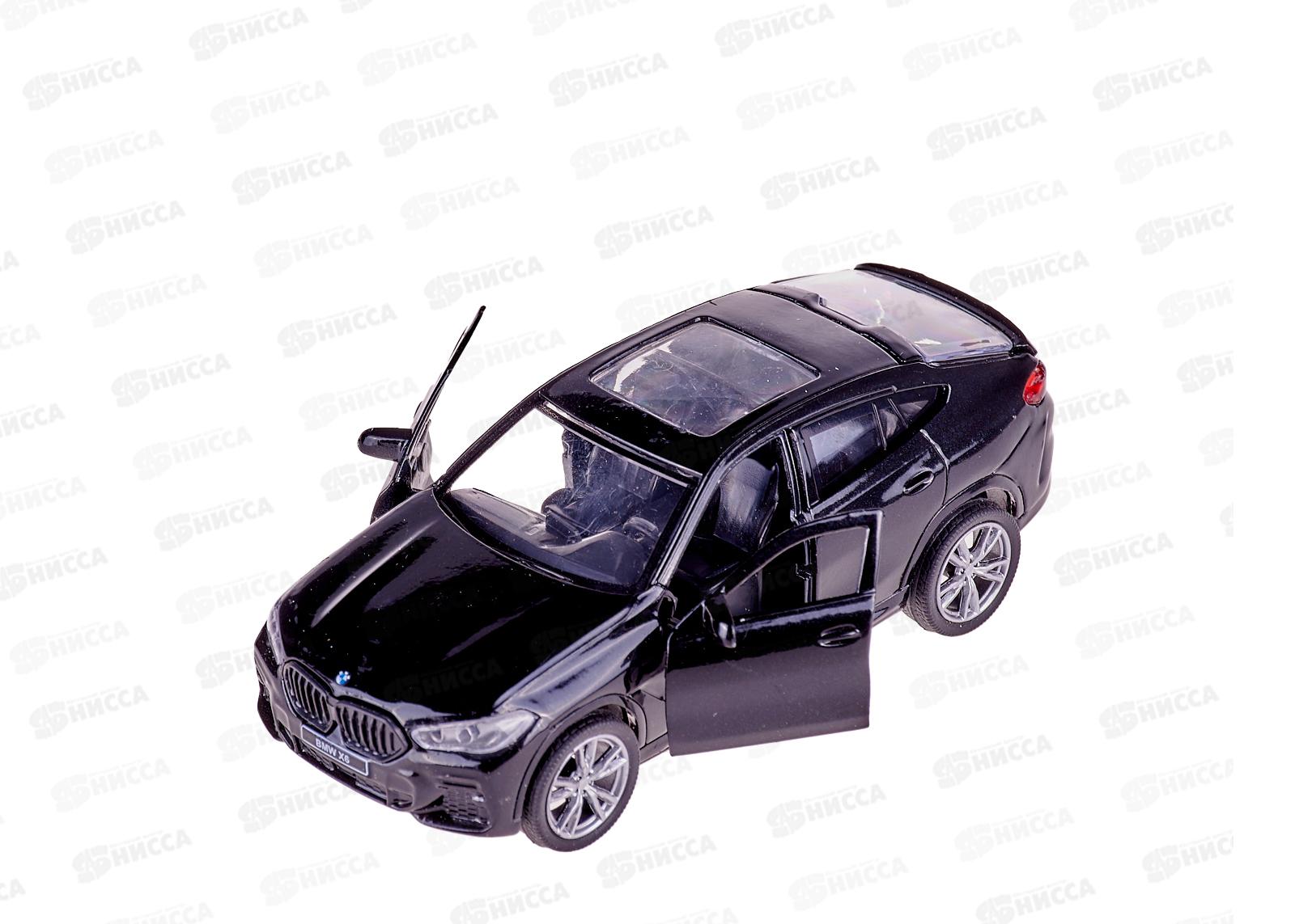 Машина &quotТЕХНОПАРК&quot металлическая  BMW X6 12см черный, Х6-12-BK, 342357