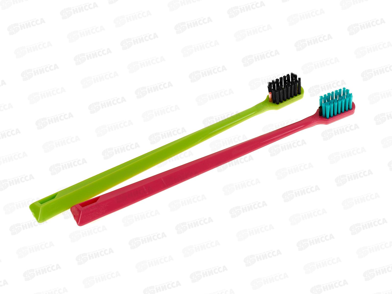 Зубная щетка Медик биоразлагаемая брекет систем 2шт средняя зелено+розовый *20