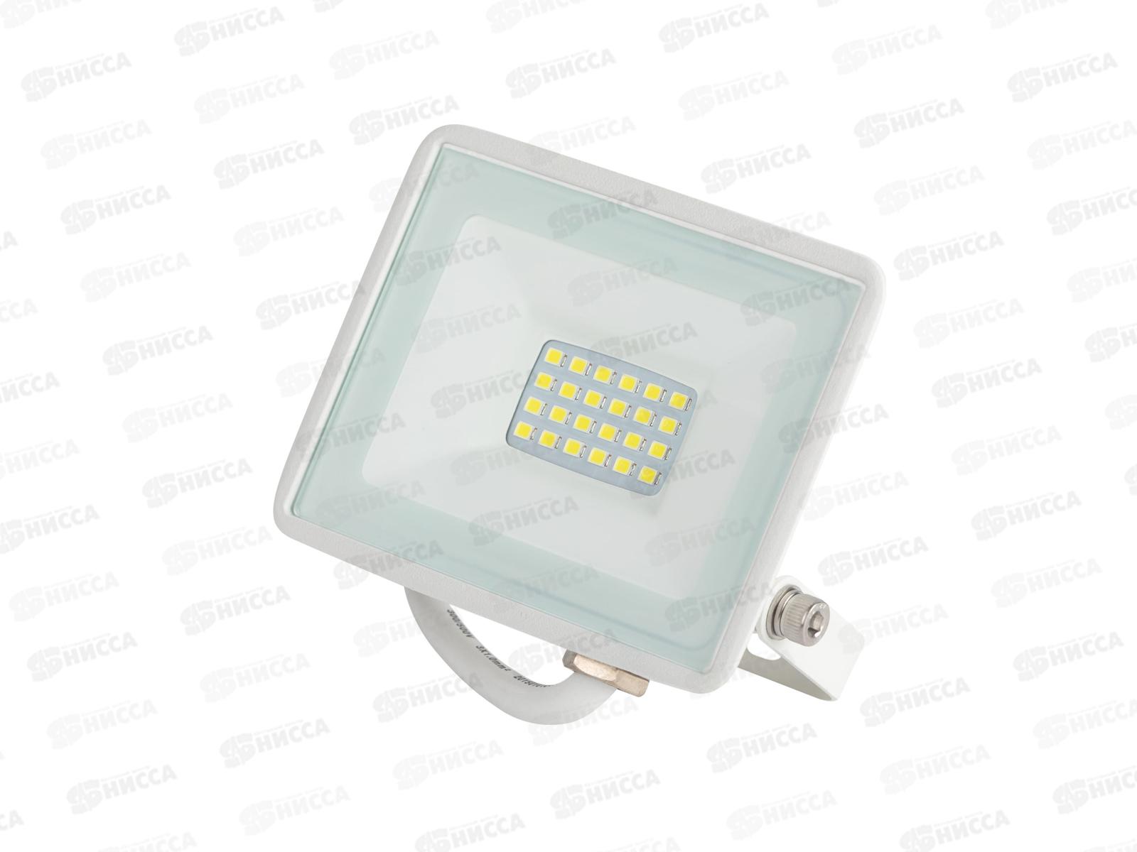 Прожектор светодиодный ЭРА LPR-023-W-65K-030 30Вт 6500К 2400Лм IP65 белый  *20