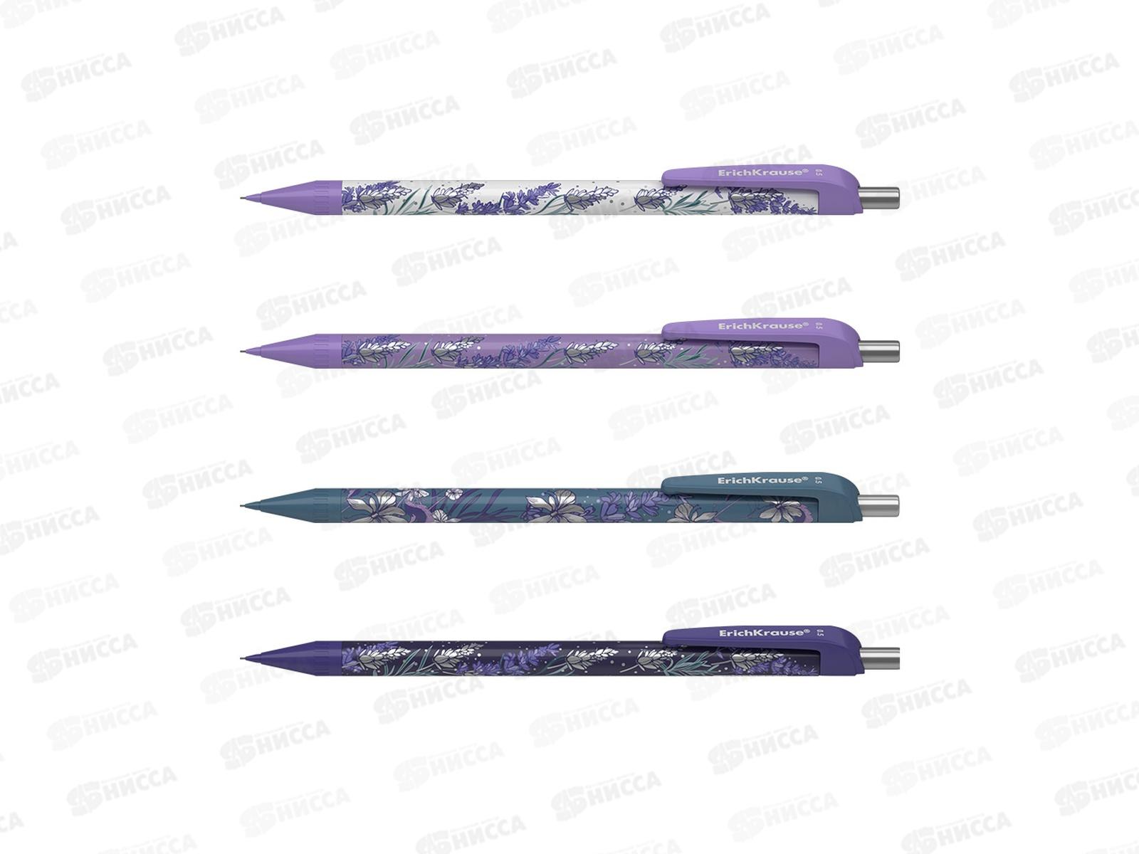 Карандаш автоматический EK 0.5мм, Lavender, ассортимент, 56957 *24/144
