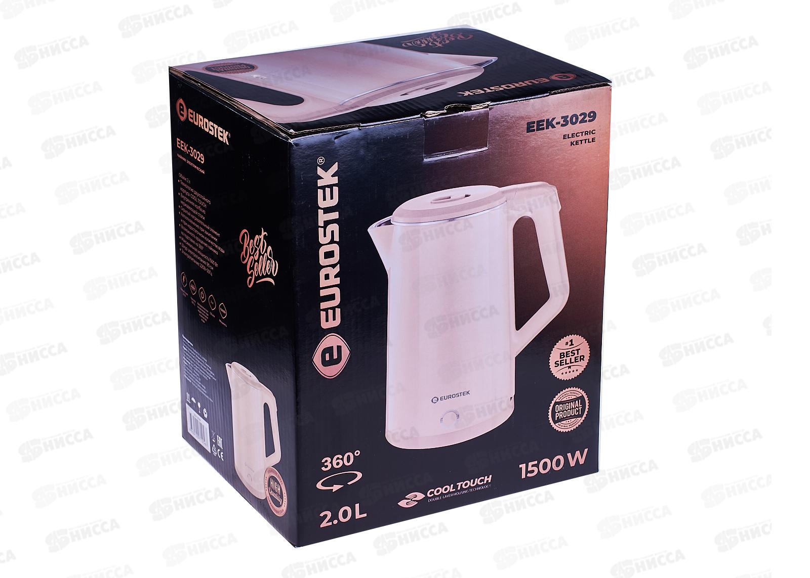 Чайник Eurostek электрический EEK-3029 кремовый 2л ЕГ